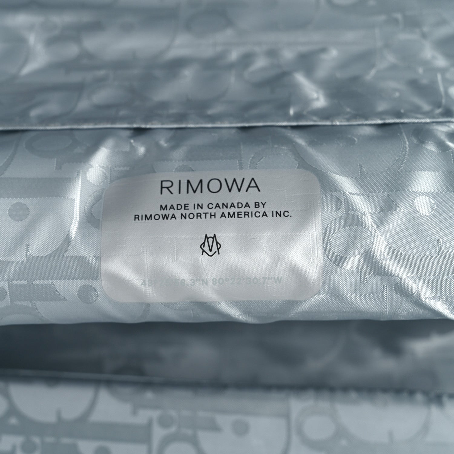 X RIMOWA Aluminum Gradient Cabin Luggage Blue Multi