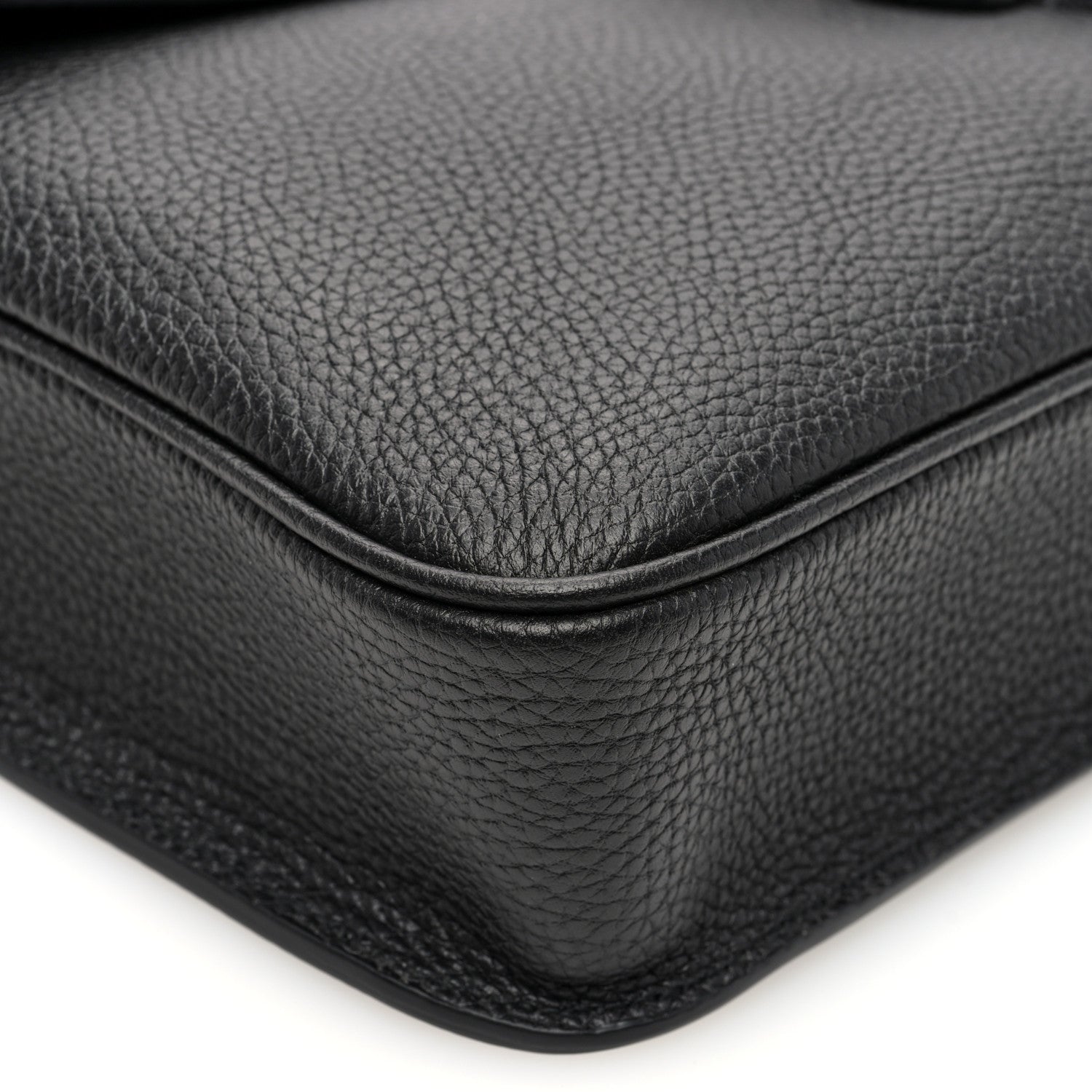GG Calfskin Web Medium Business Case Black