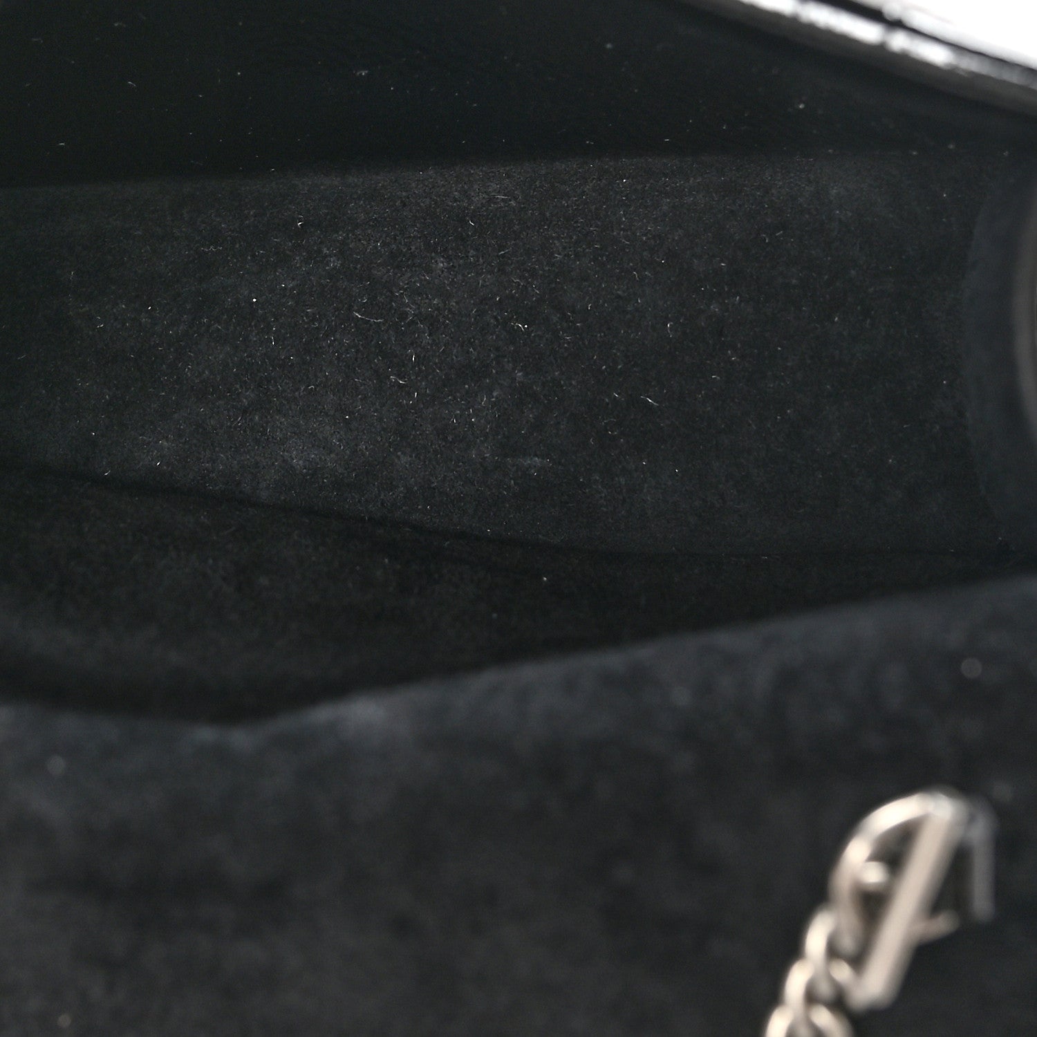 Crinkled Patent Mini Dionysus Shoulder Bag Black