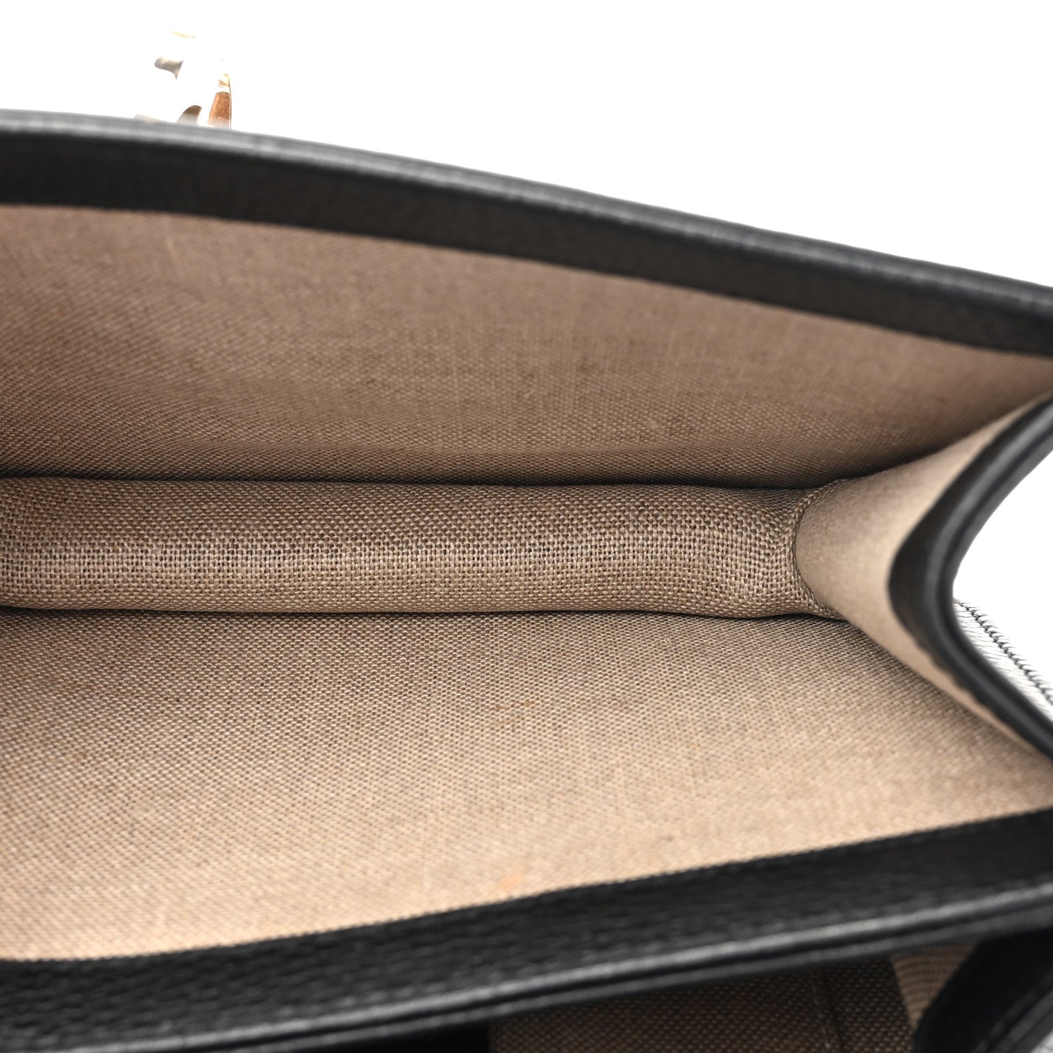 Dollar Calfskin Small Interlocking G Shoulder Bag Black