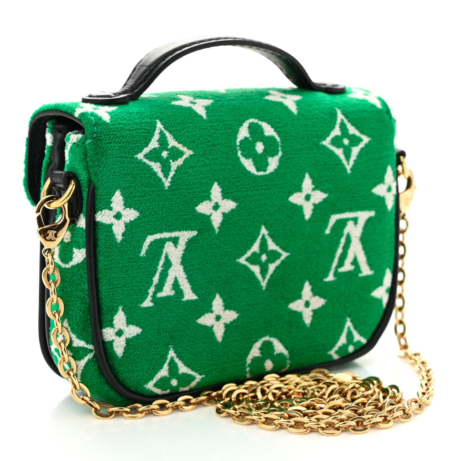 Monogram Jacquard Velvet Micro Metis Green