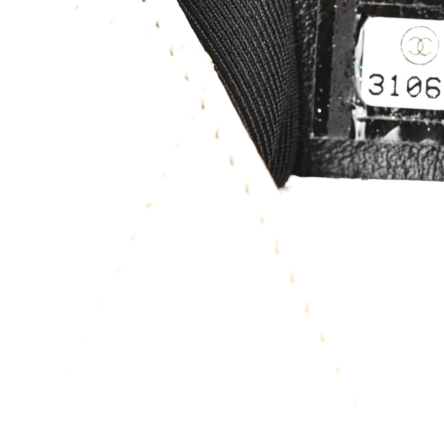 Caviar Quilted My Everything Flap White Black