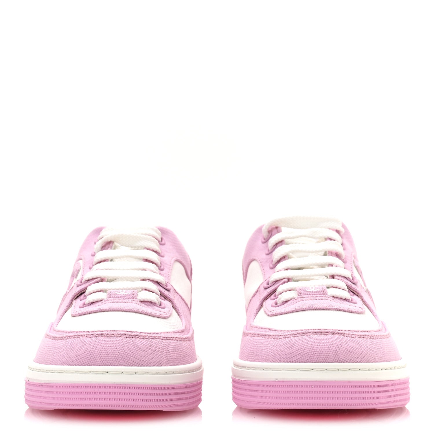 Cotton Sneakers 38 Pink White