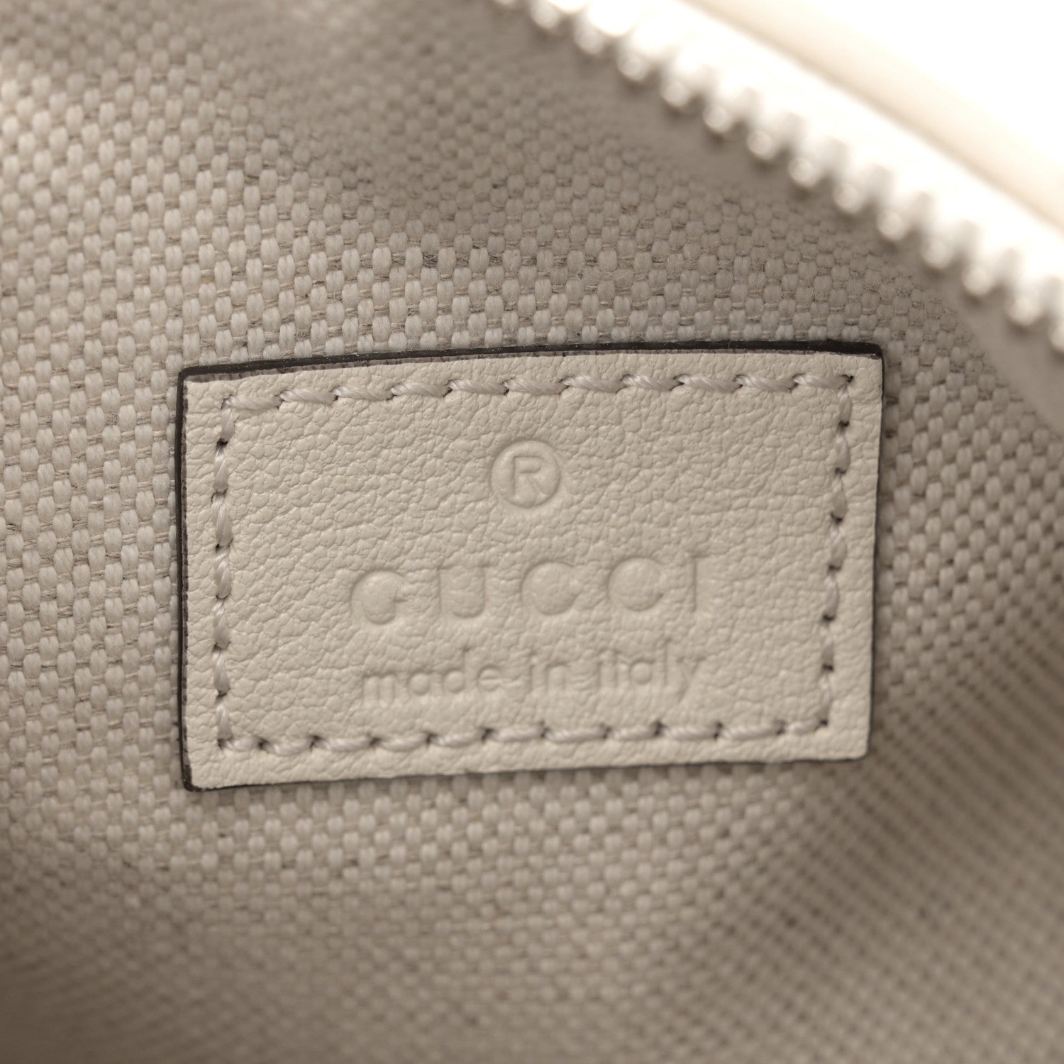 Sakai Be Green Calfskin Diagonal Stitched Mini Blondie Barrel Shoulder Bag Mystic White