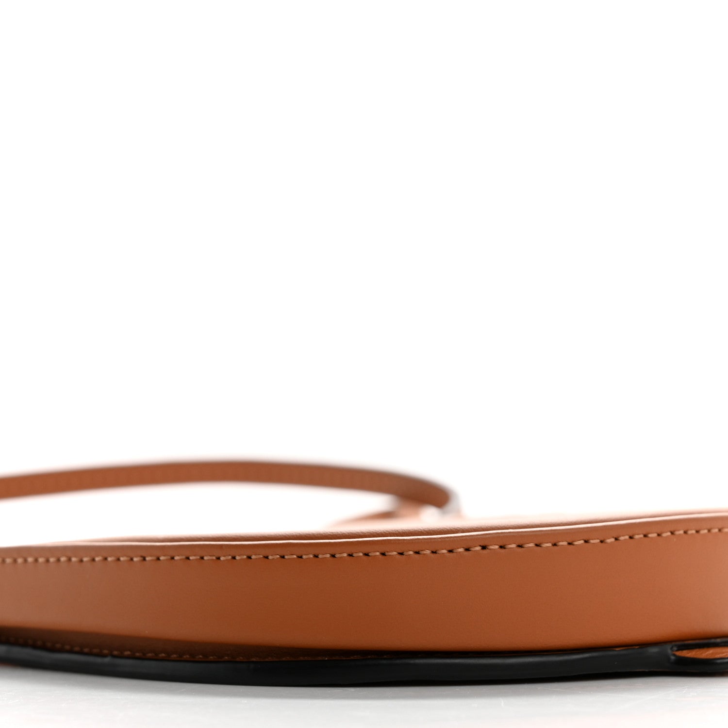 Soft Calfskin Mini Heel Pouch Tan