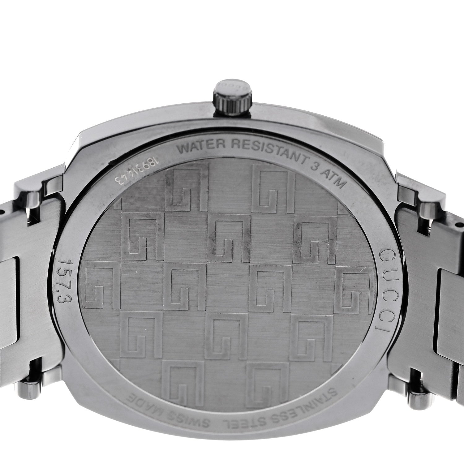 PVD Stainless Steel 38mm Grip Quartz Watch Black