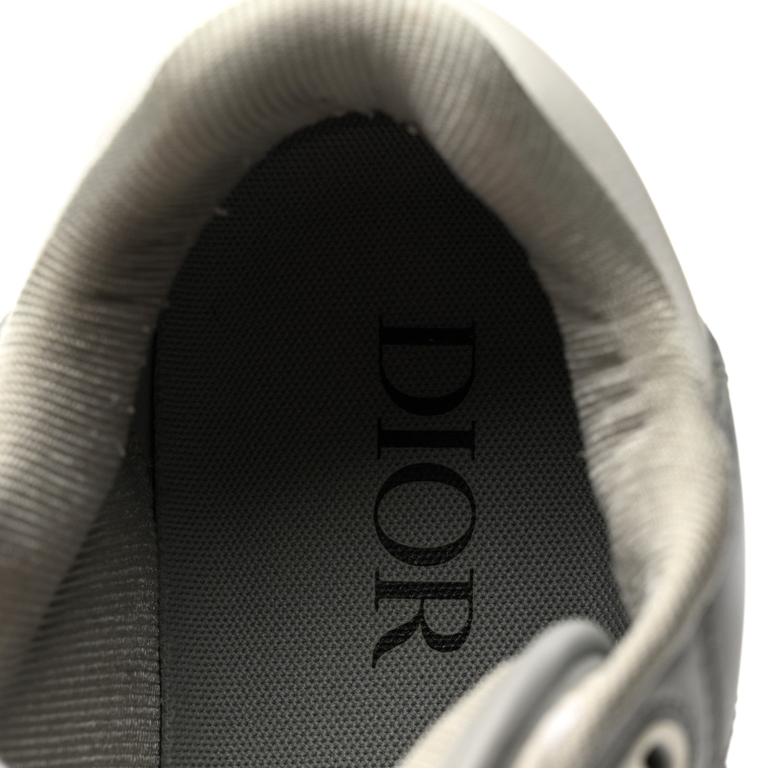 Smooth Calfskin Jacquard Oblique Mens B27 Low Top Sneakers 43 Beige Blue