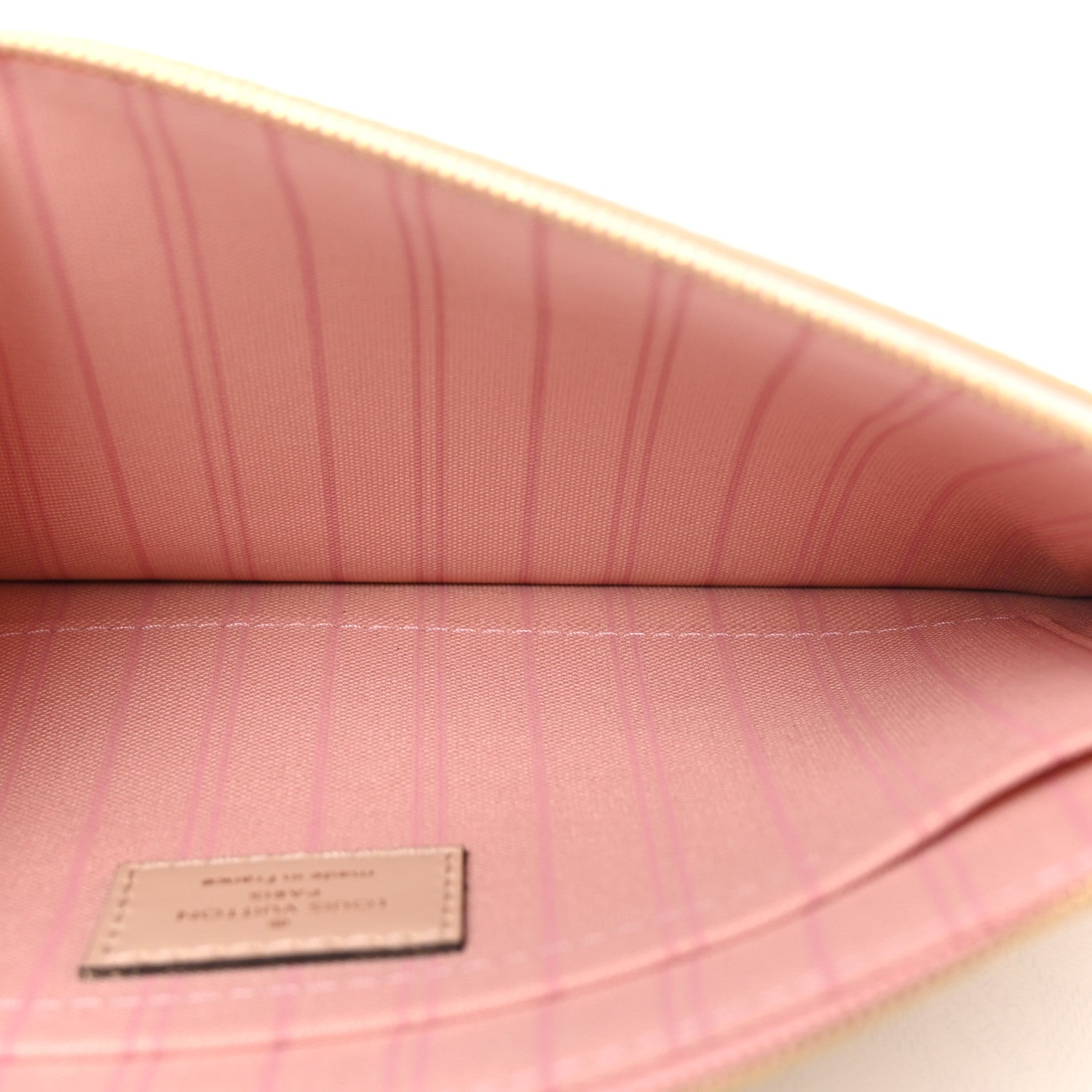 Damier Azur Braided Neverfull MM Pochette Pink