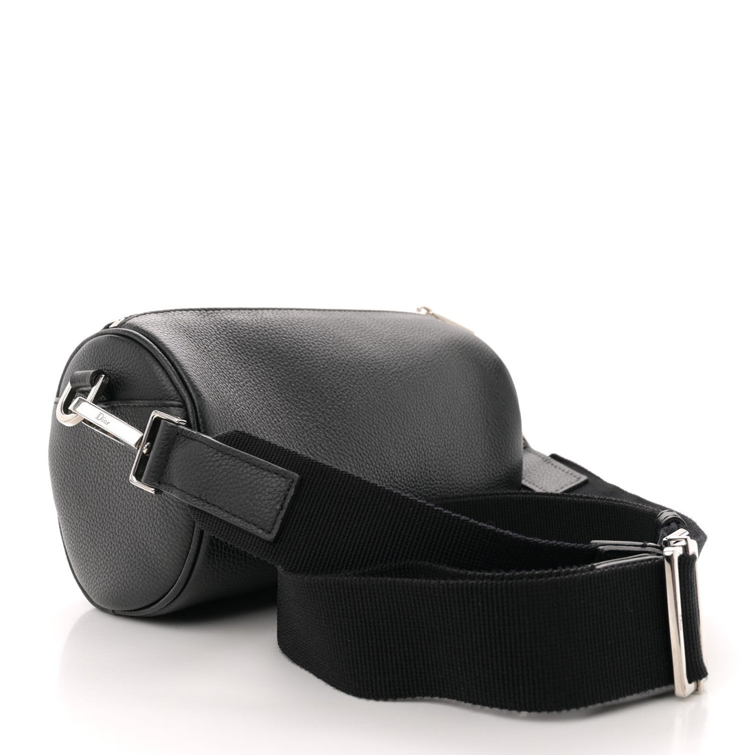 HOMME Grained Calfskin Mens Roller Pouch Black