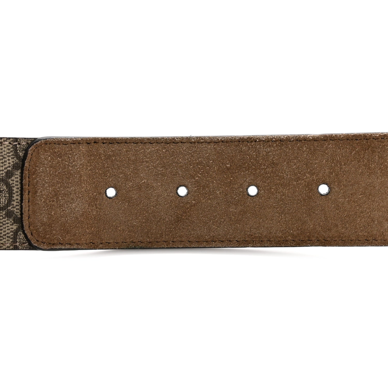GG Supreme Monogram Suede Dionysus 40mm Belt 90 36 Beige Taupe