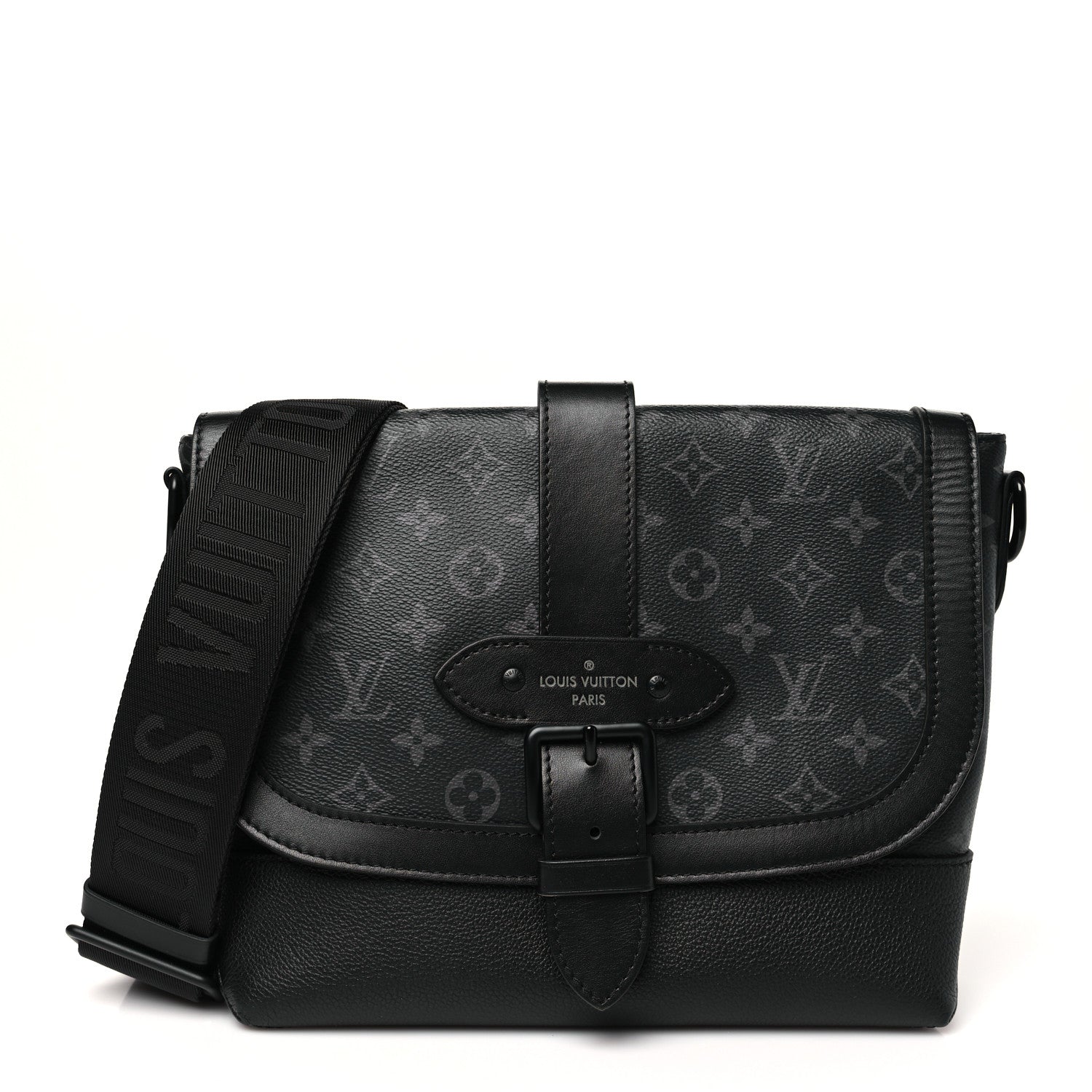 Monogram Eclipse Saumur Messenger NV Black