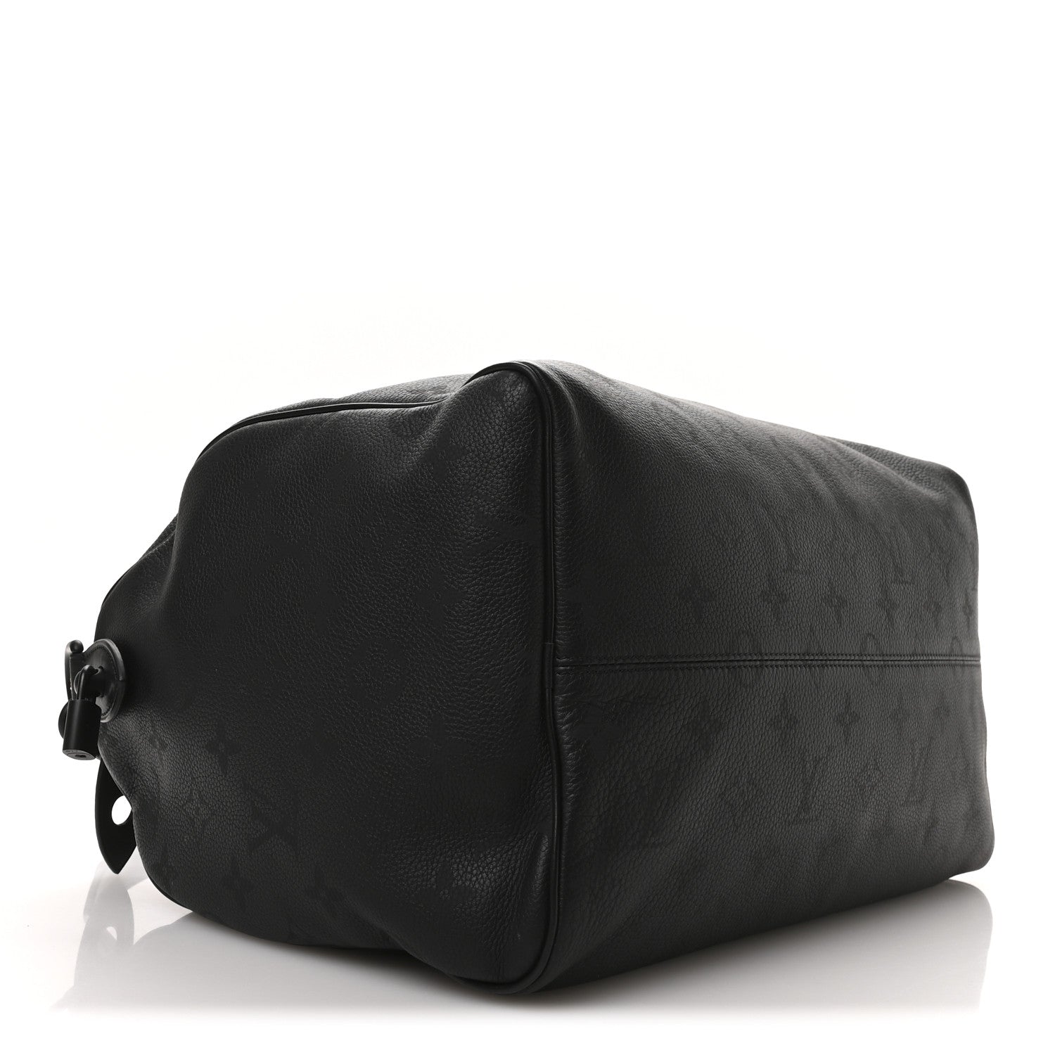 Calfskin Monogram Speedy P9 Bandouliere 40 Ultra Black