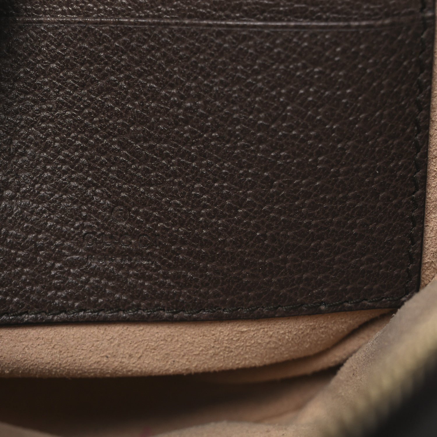 GG Supreme Monogram Web Ophidia Circle Wristlet Beige New Acero