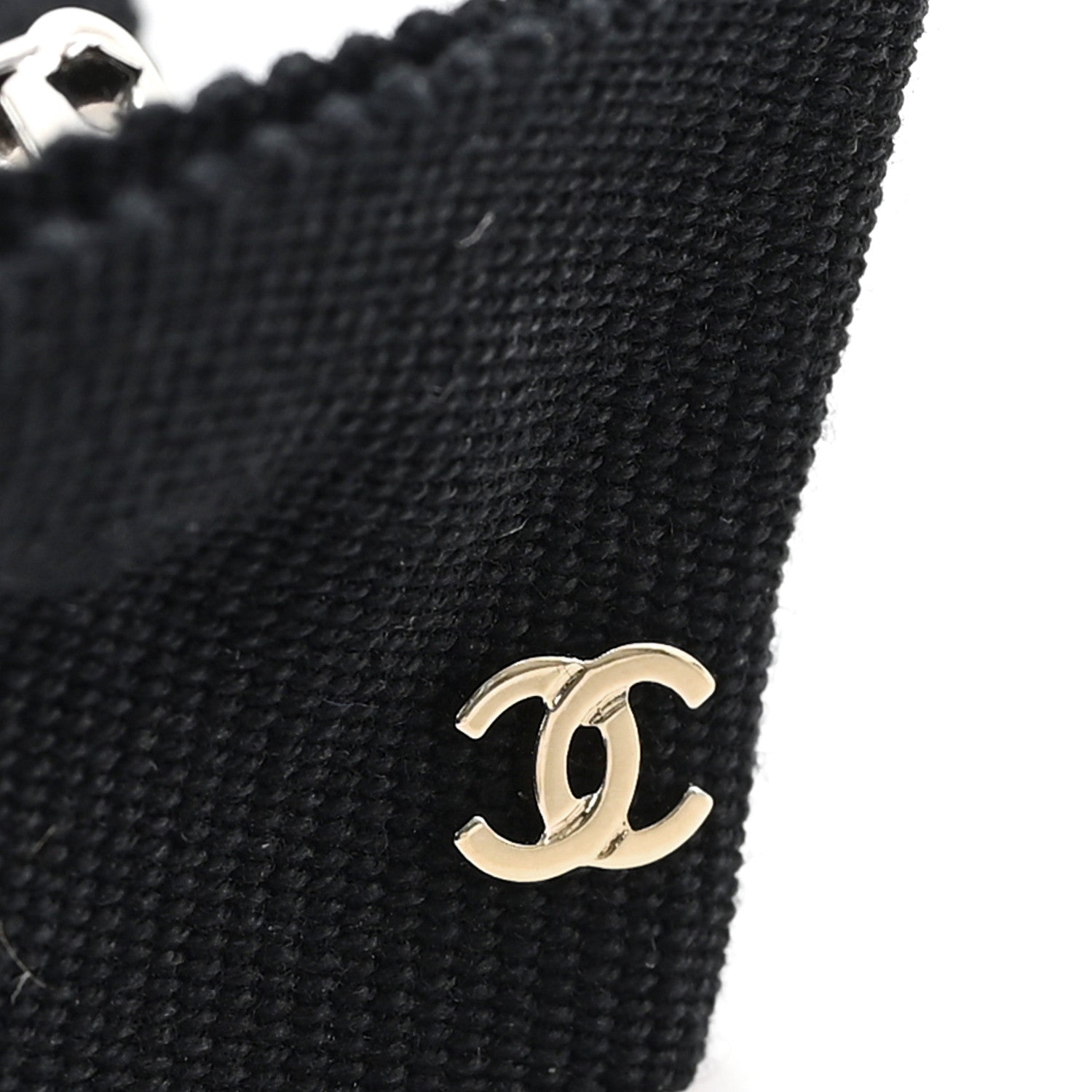 Grosgrain Bow CC Hair Clip Black