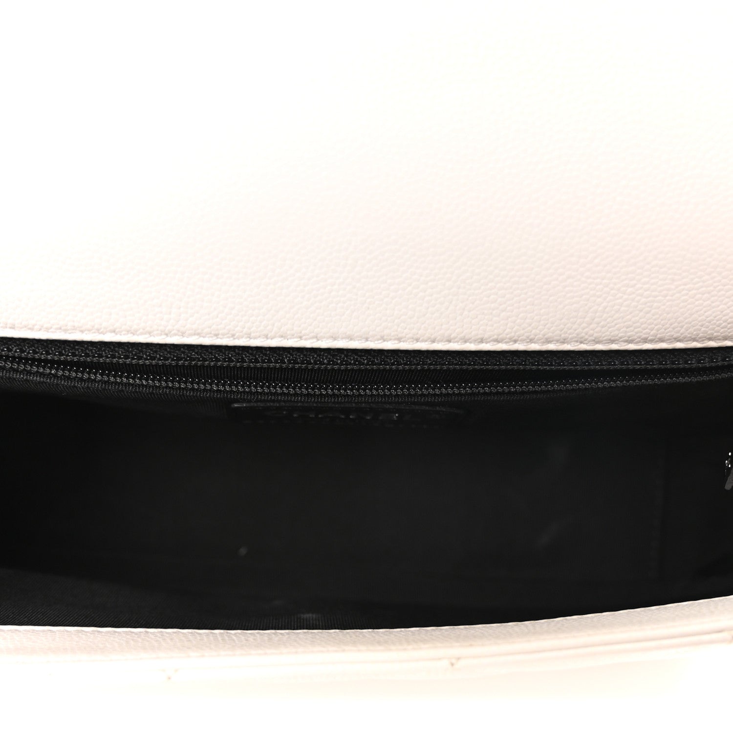 Caviar Quilted My Everything Flap White Black