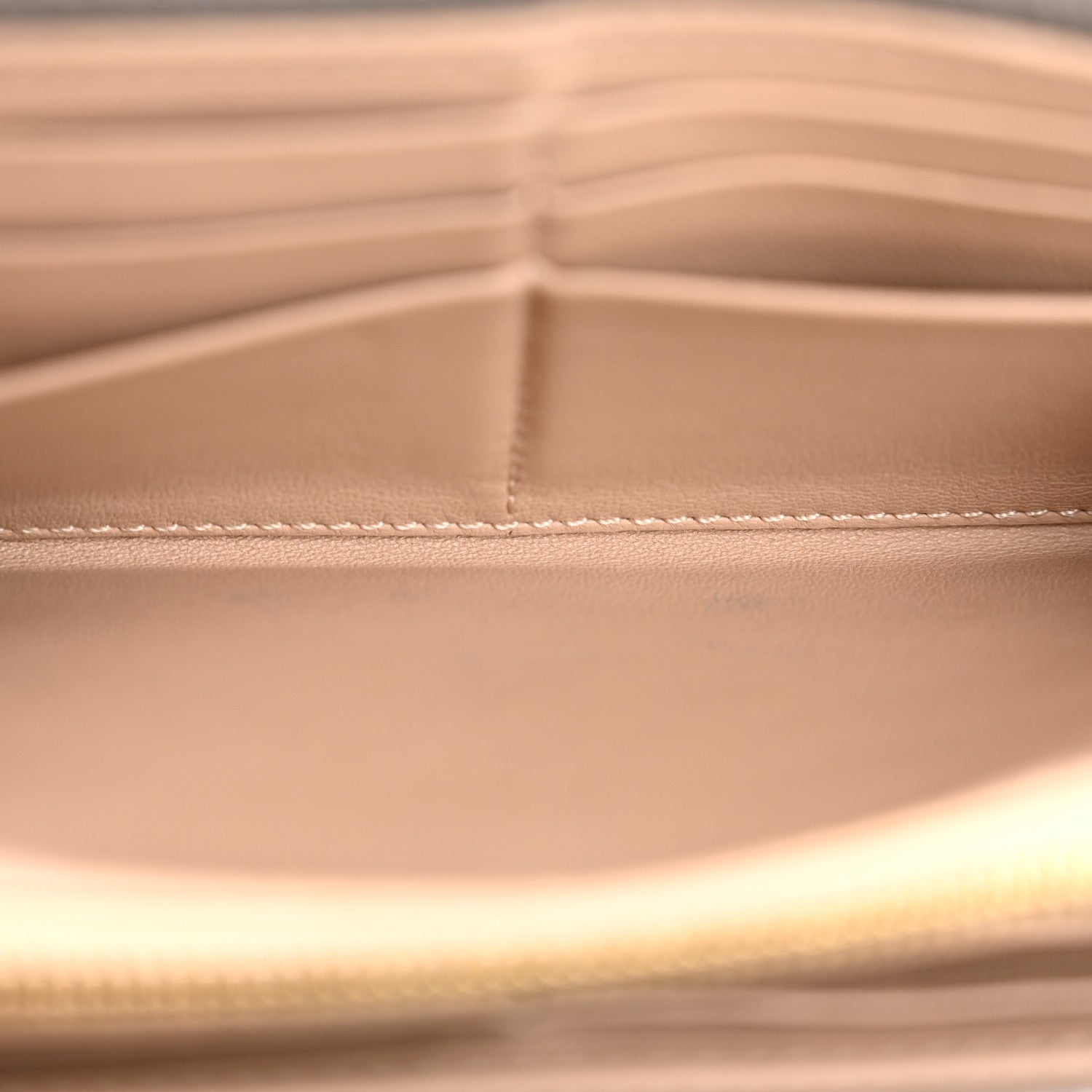 Calfskin Marcie Continental Flap Wallet Cashmere Grey