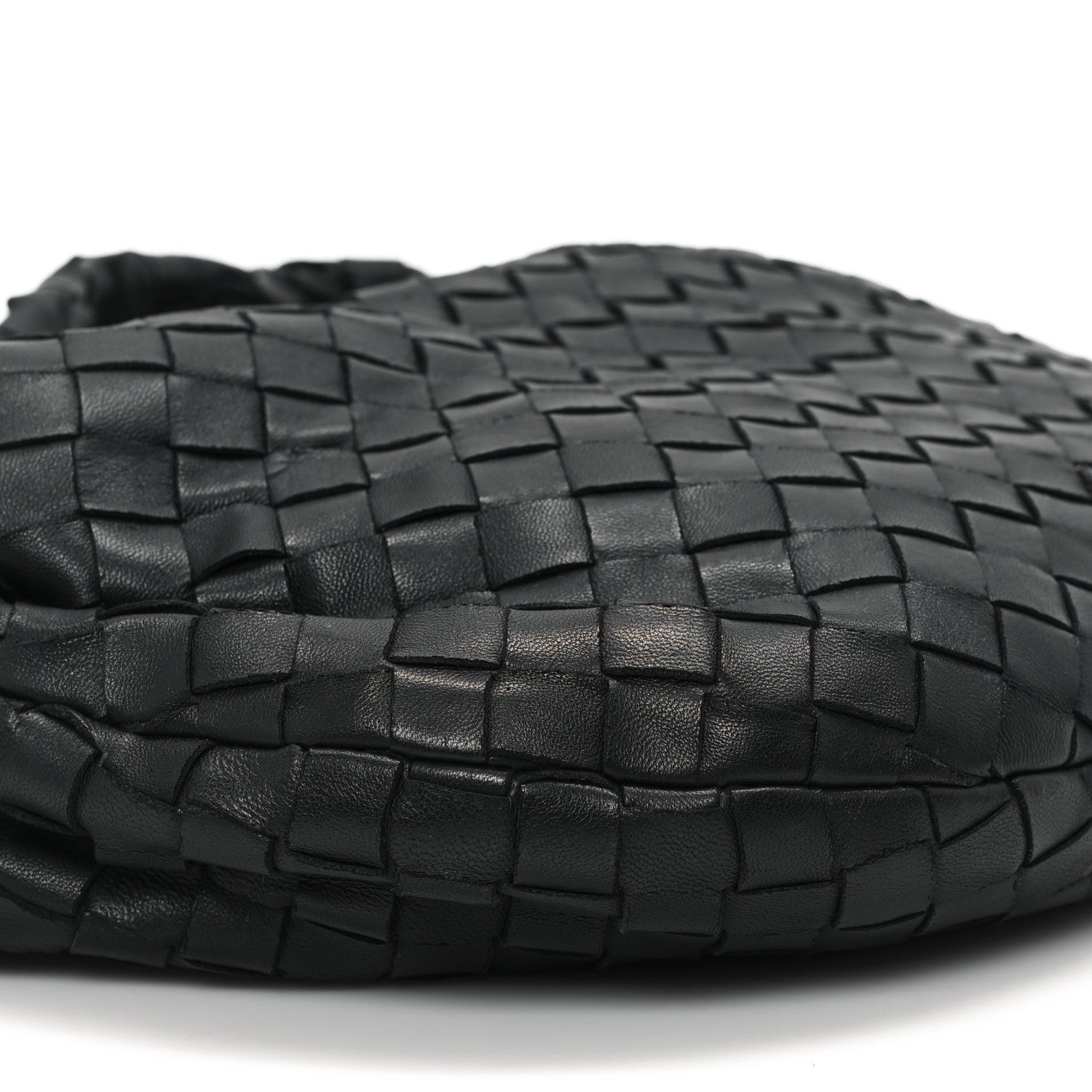 Nappa Intrecciato Teen Jodie Hobo Black