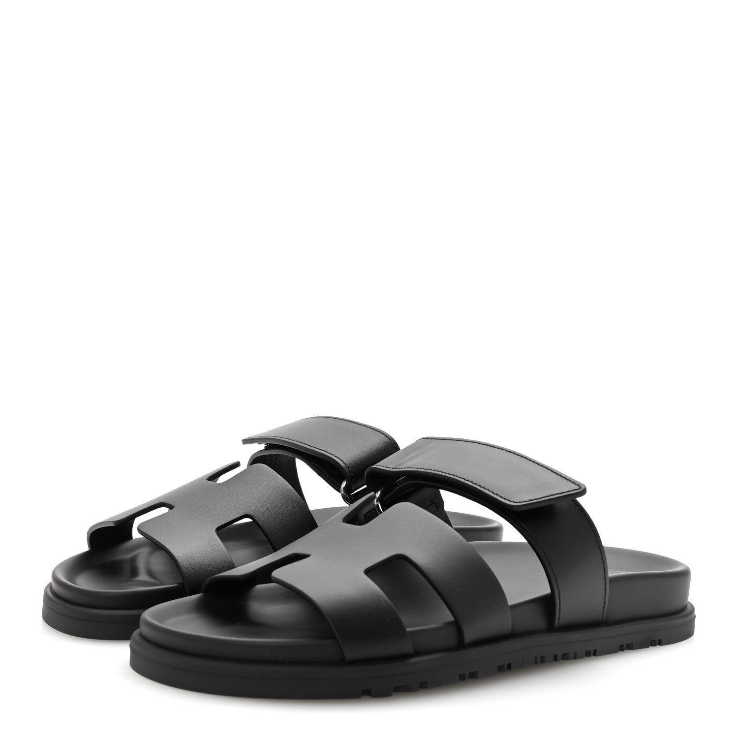 Calfskin Womens Chypre Sandals 37 Black
