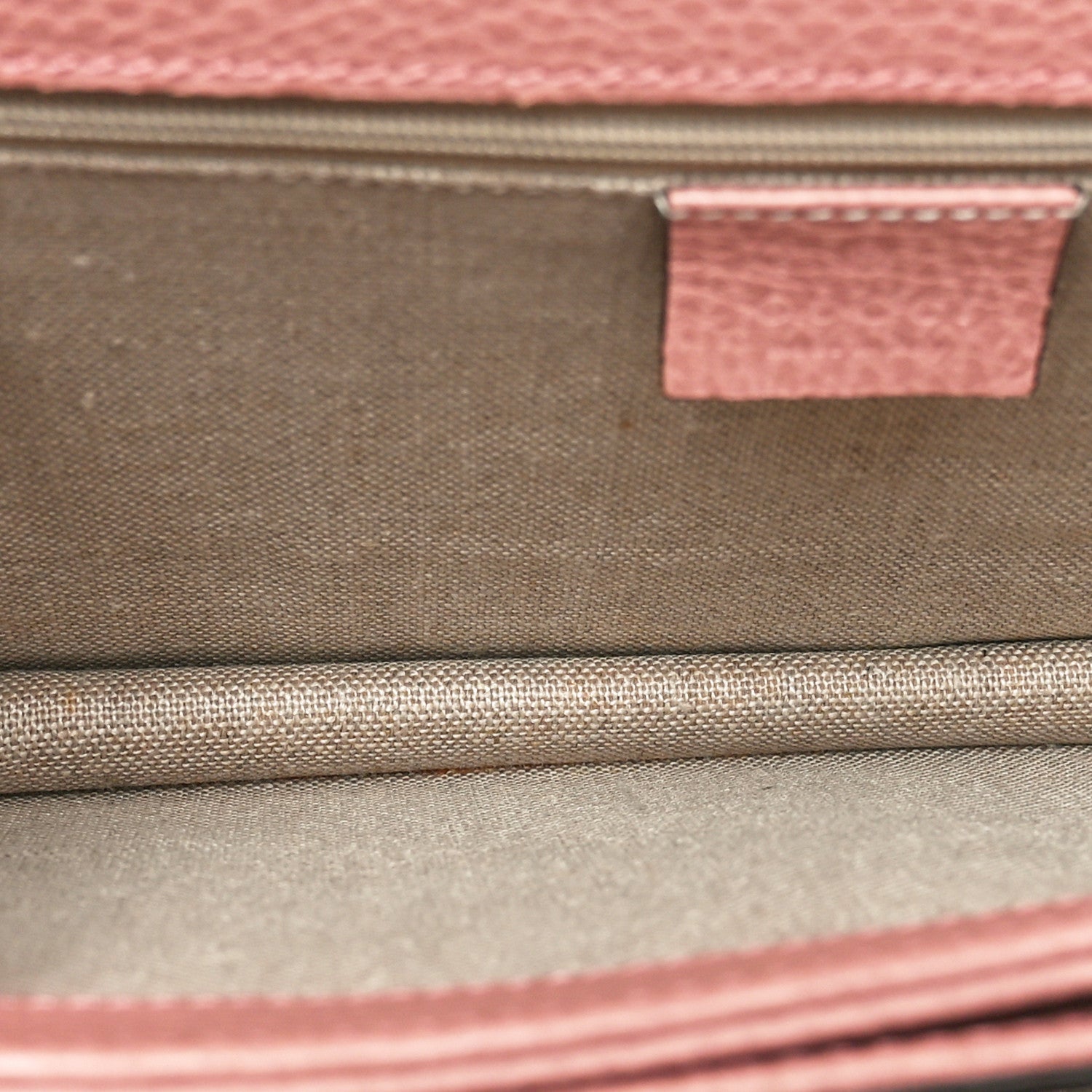 Dollar Calfskin Interlocking G Shoulder Bag Soft Pink