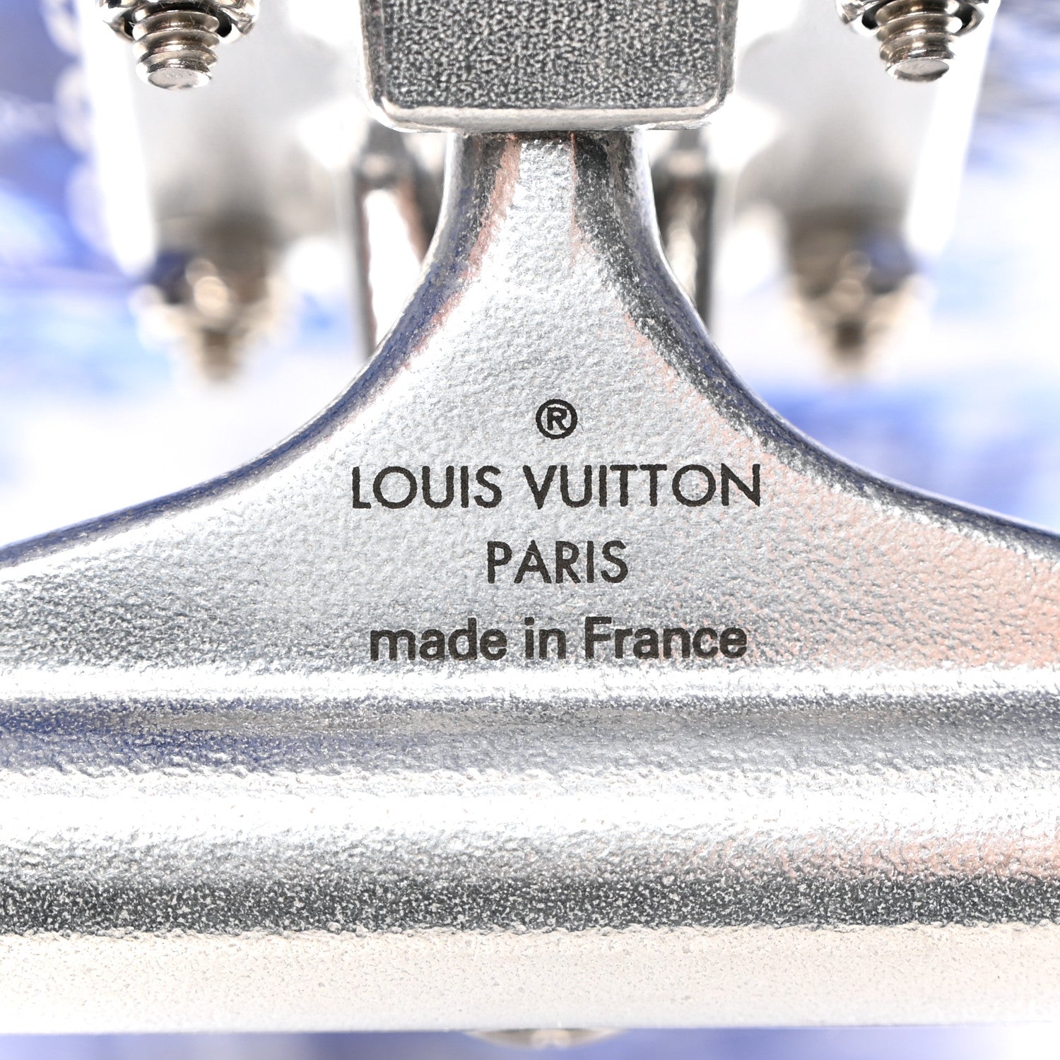 Monogram Bandana Wood Skateboard Blue