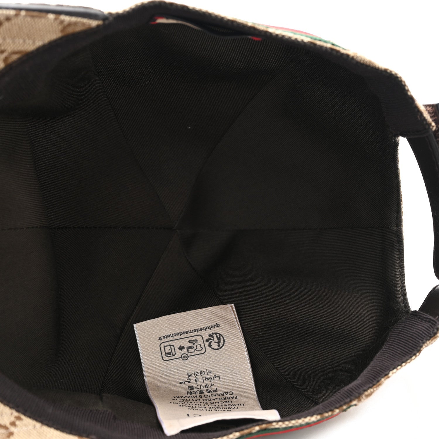 Monogram Web Baseball Hat M Beige Cocoa