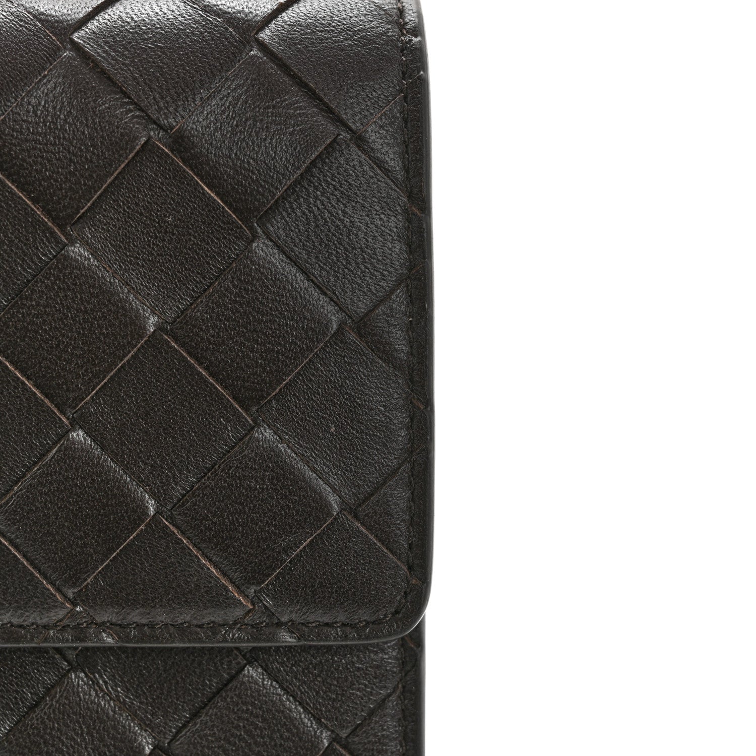 Nappa Intrecciato Long Andiamo Top Handle Clutch Fondant