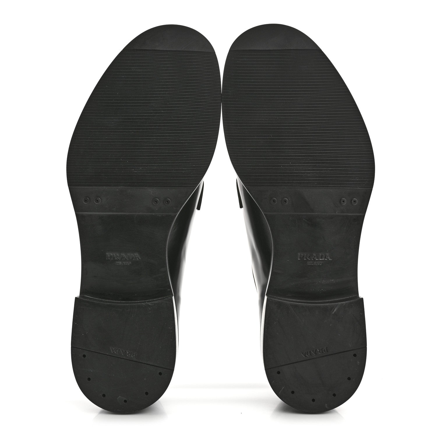 Spazzolato Lace Up 50mm Men's Loafers 8 Black