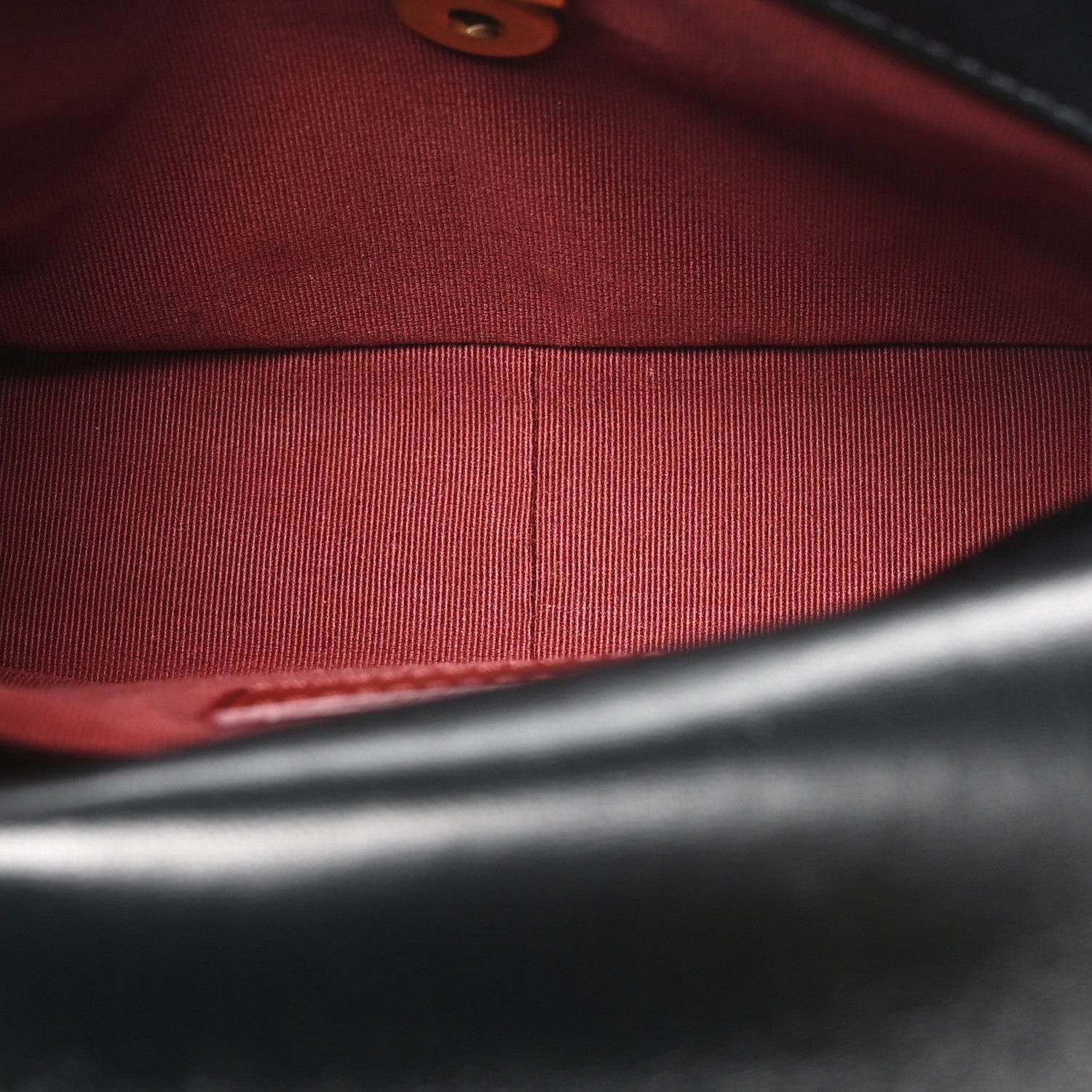 Lambskin Quilted Mini Side Note Flap Black