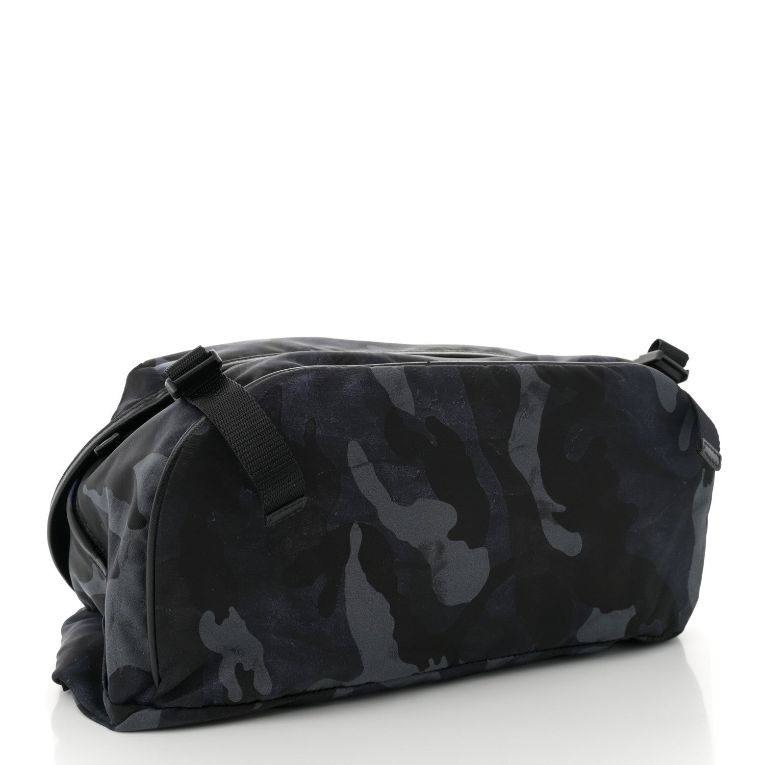 Tessuto Nylon Camouflage Belt Bag Fumo