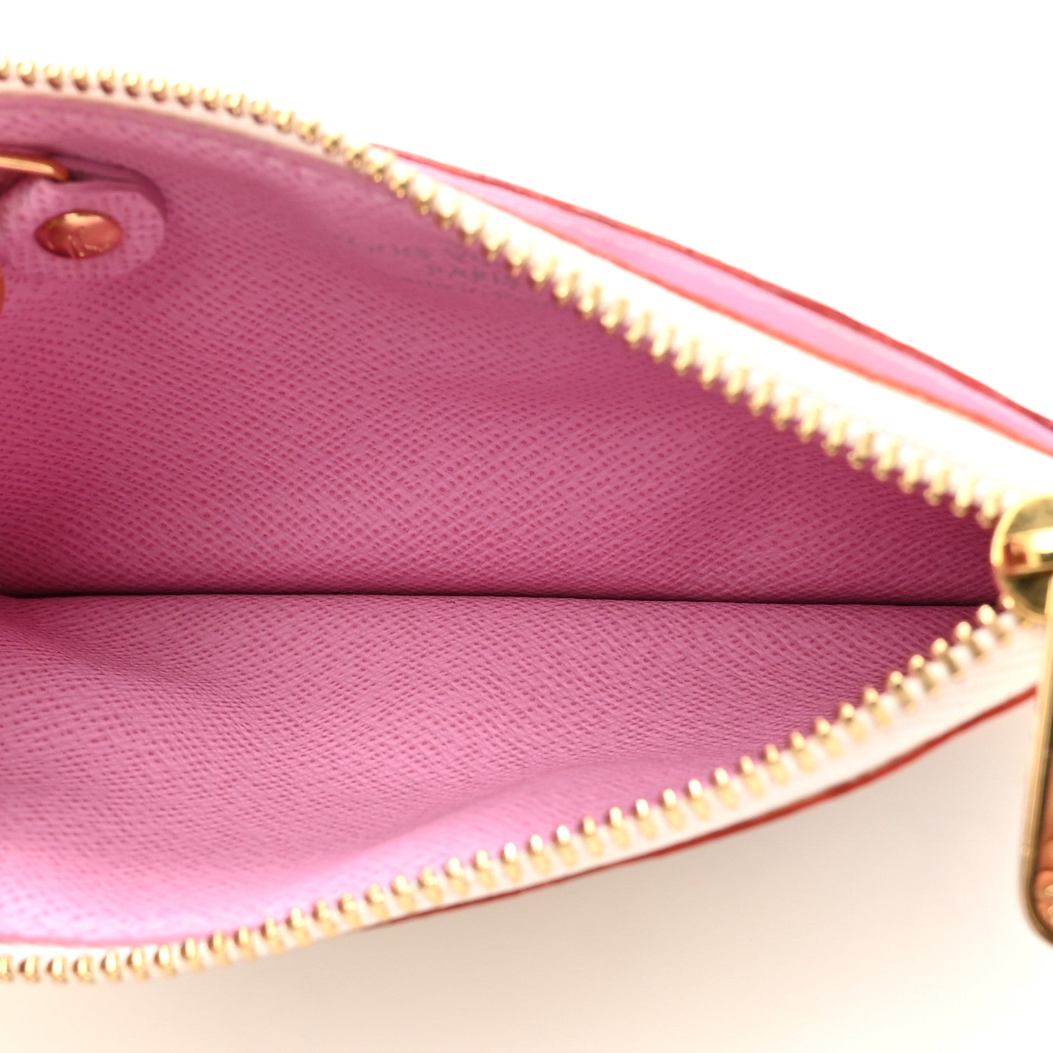 Monogram Multicolor Key Pouch White Litchi