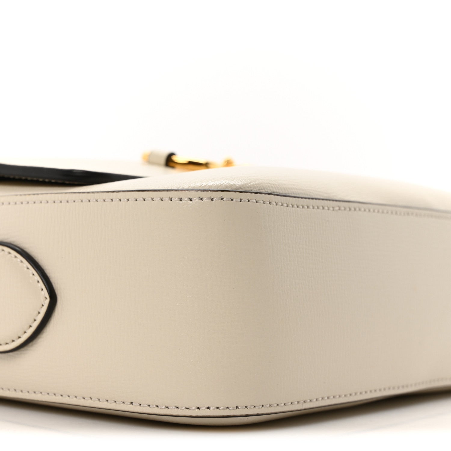 Azalea Calfskin Small Horsebit 1955 Shoulder Bag Mystic White