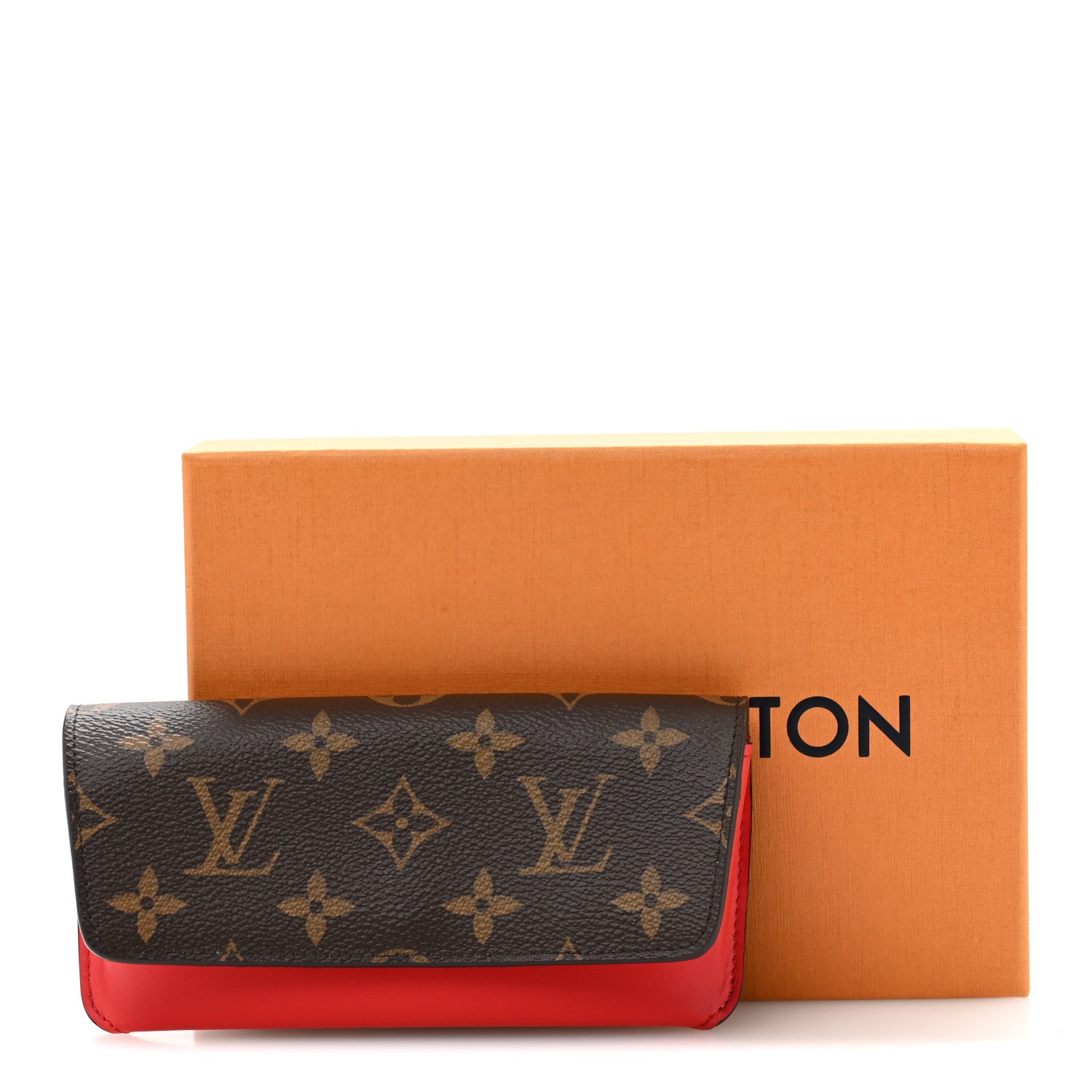 Monogram Woody Sunglass Case Rouge