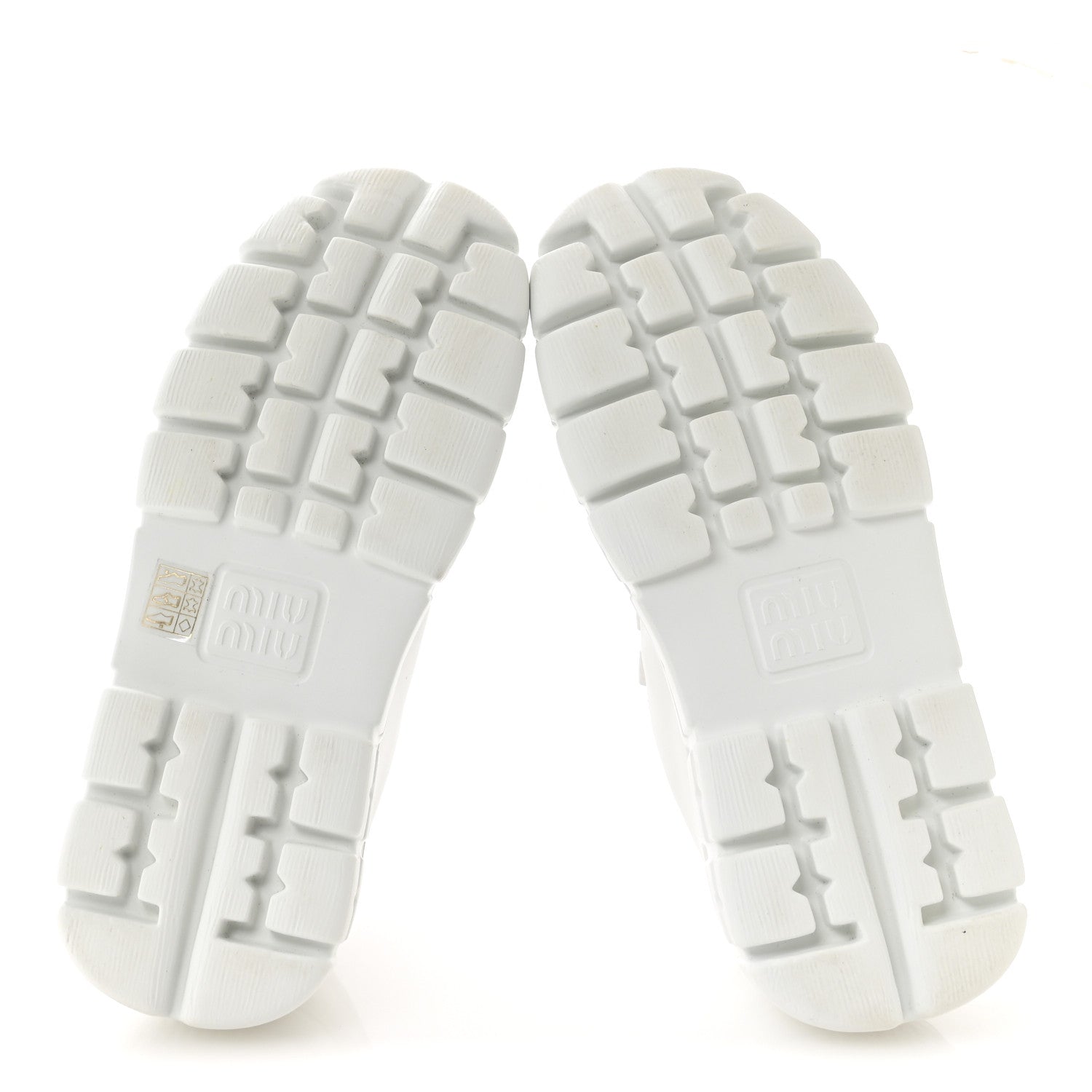 Calfskin Platform Low Top Chunky Sneakers 39.5 White