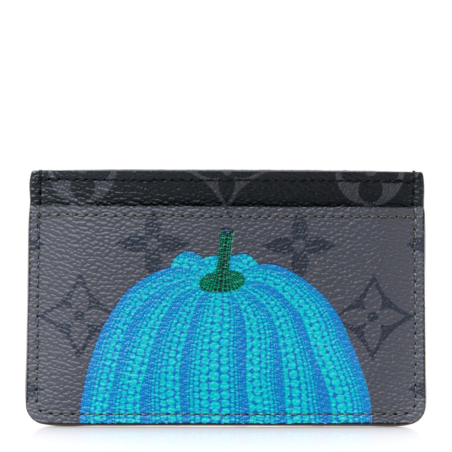 LV X YK Monogram Eclipse Reverse Pumpkin Card Holder