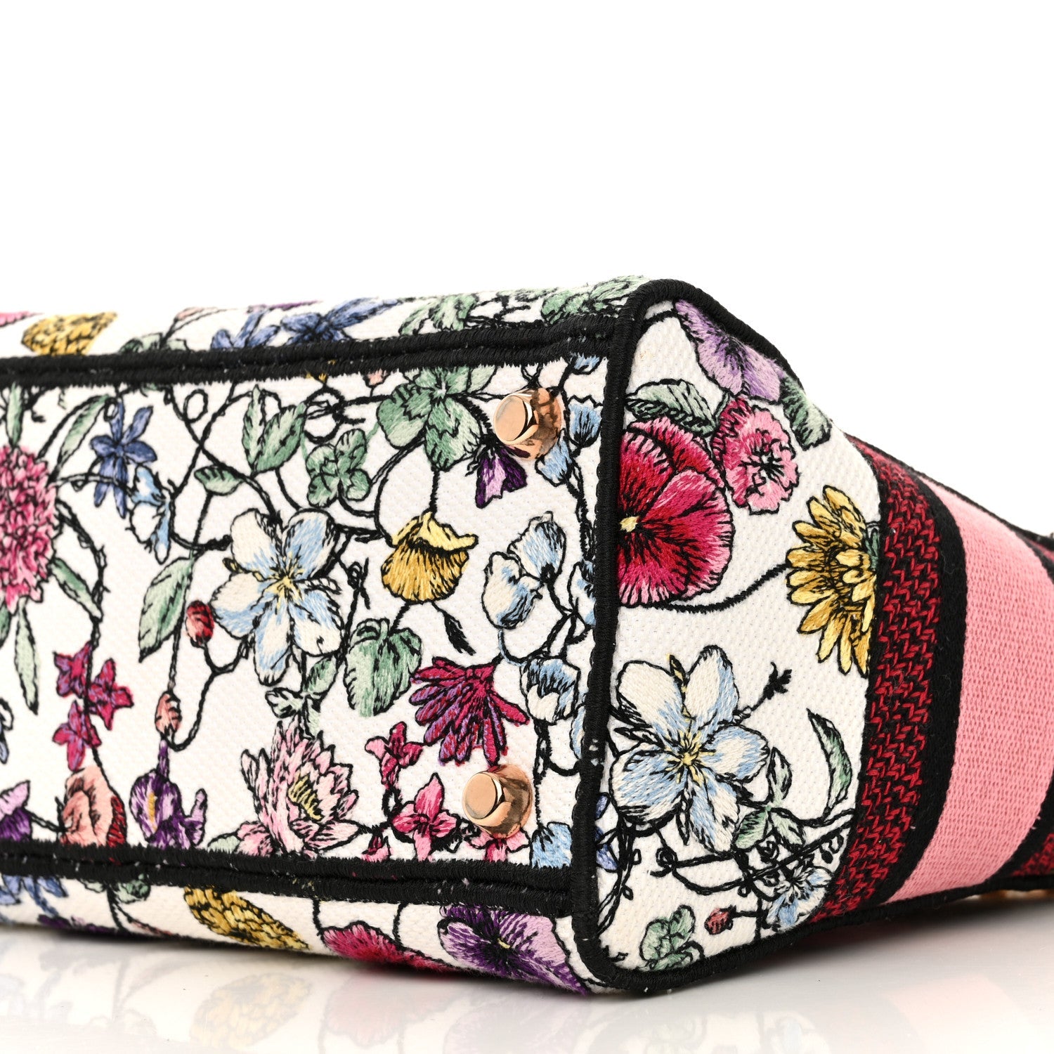 Canvas Florilegio Embroidered Medium Lady D-Lite White Multicolor