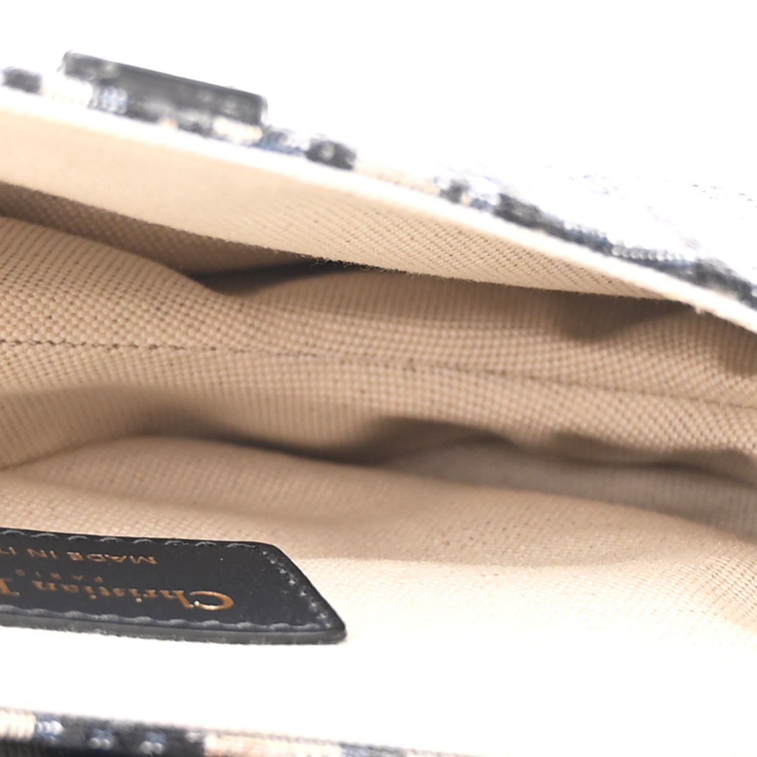 Oblique Mini Saddle Bag Blue