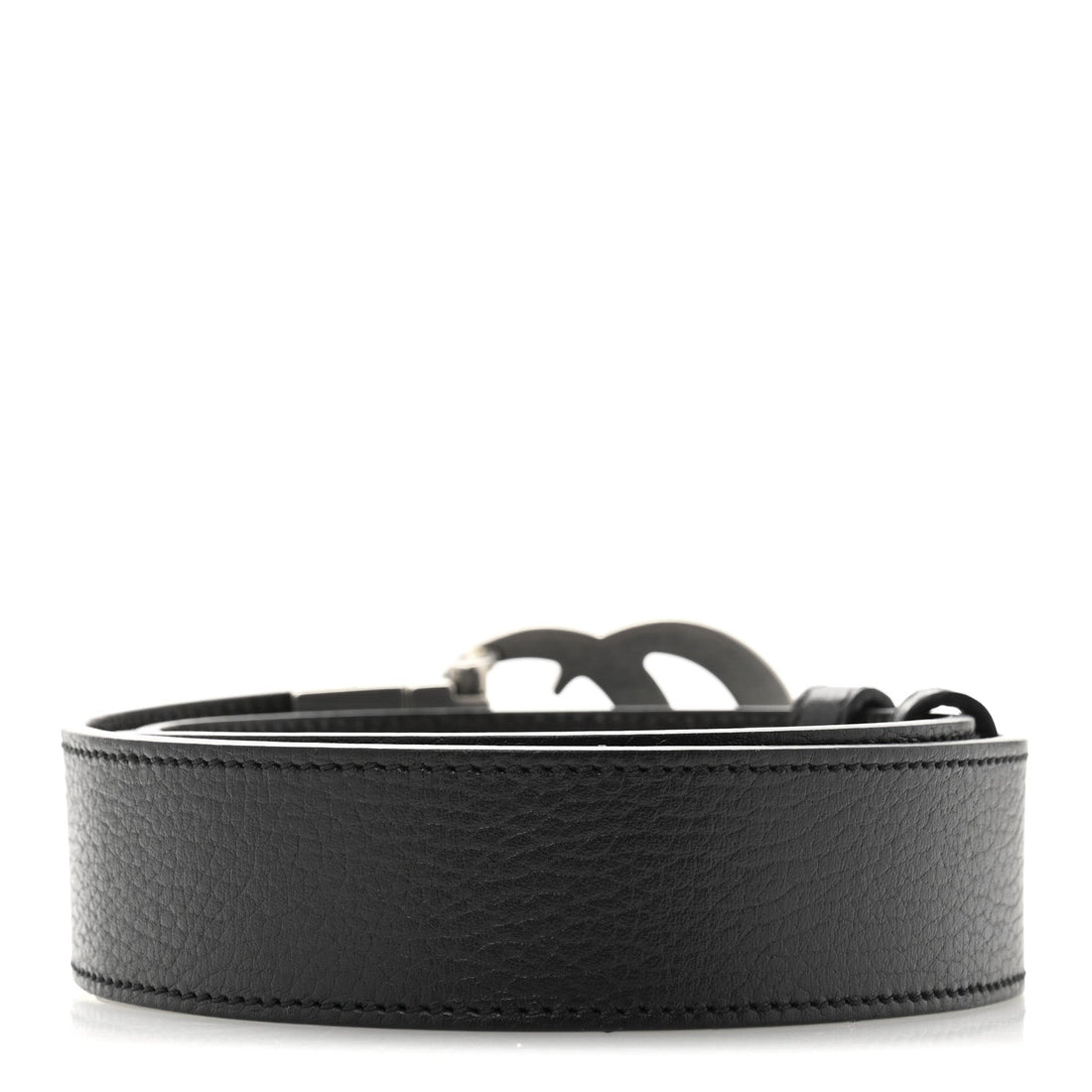 Selleria Calfskin Mens Interlocking G Belt 100 40 Black