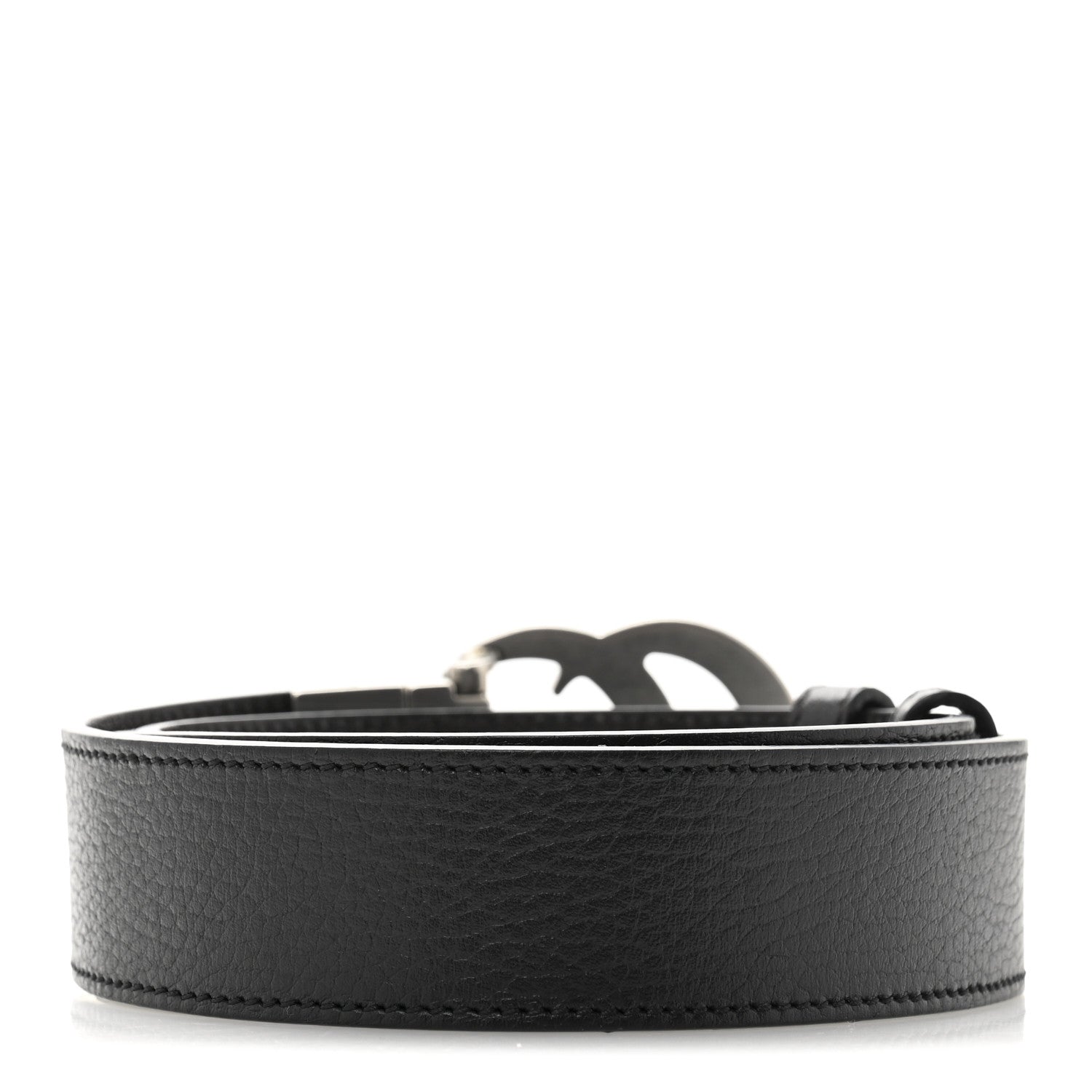 Selleria Calfskin Mens Interlocking G Belt 100 40 Black