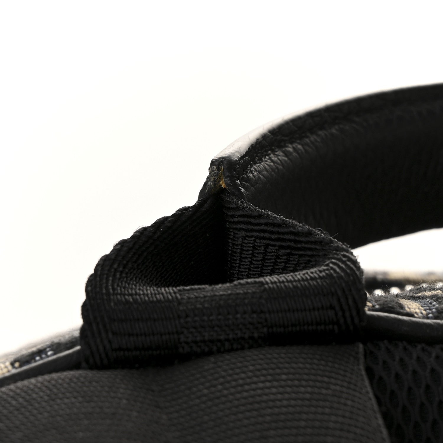 Oblique Calfskin Rider Backpack Beige Black