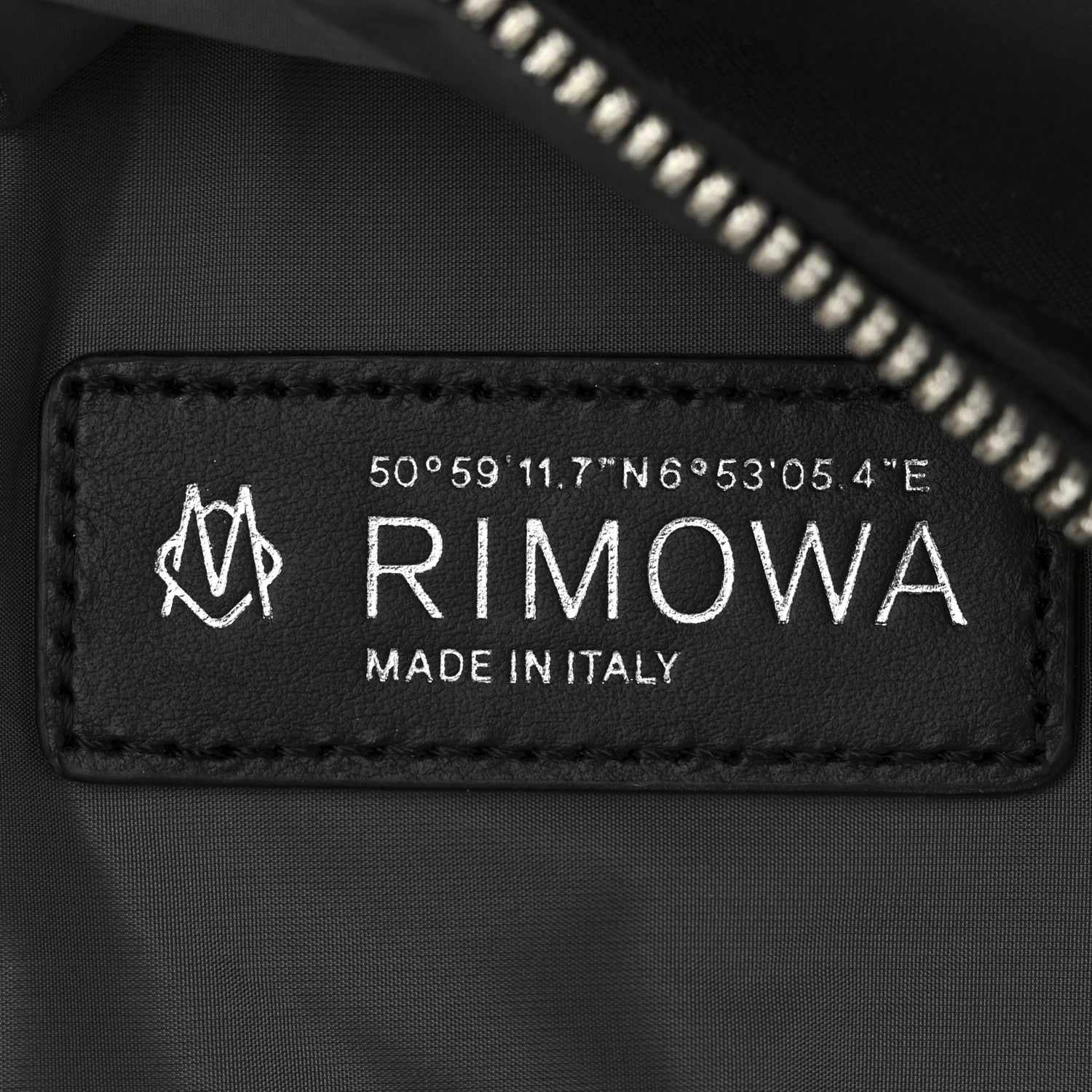 Nylon Calfskin Signature Backpack Black