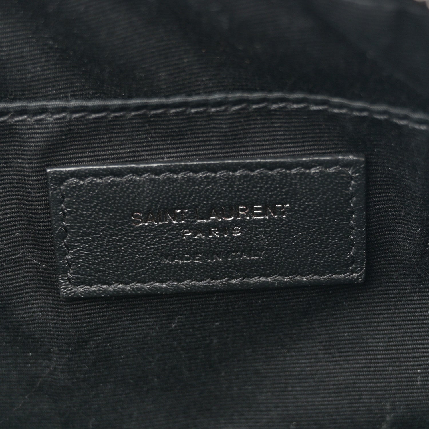 Calfskin Matelasse Monogram Lou Camera Bag Black