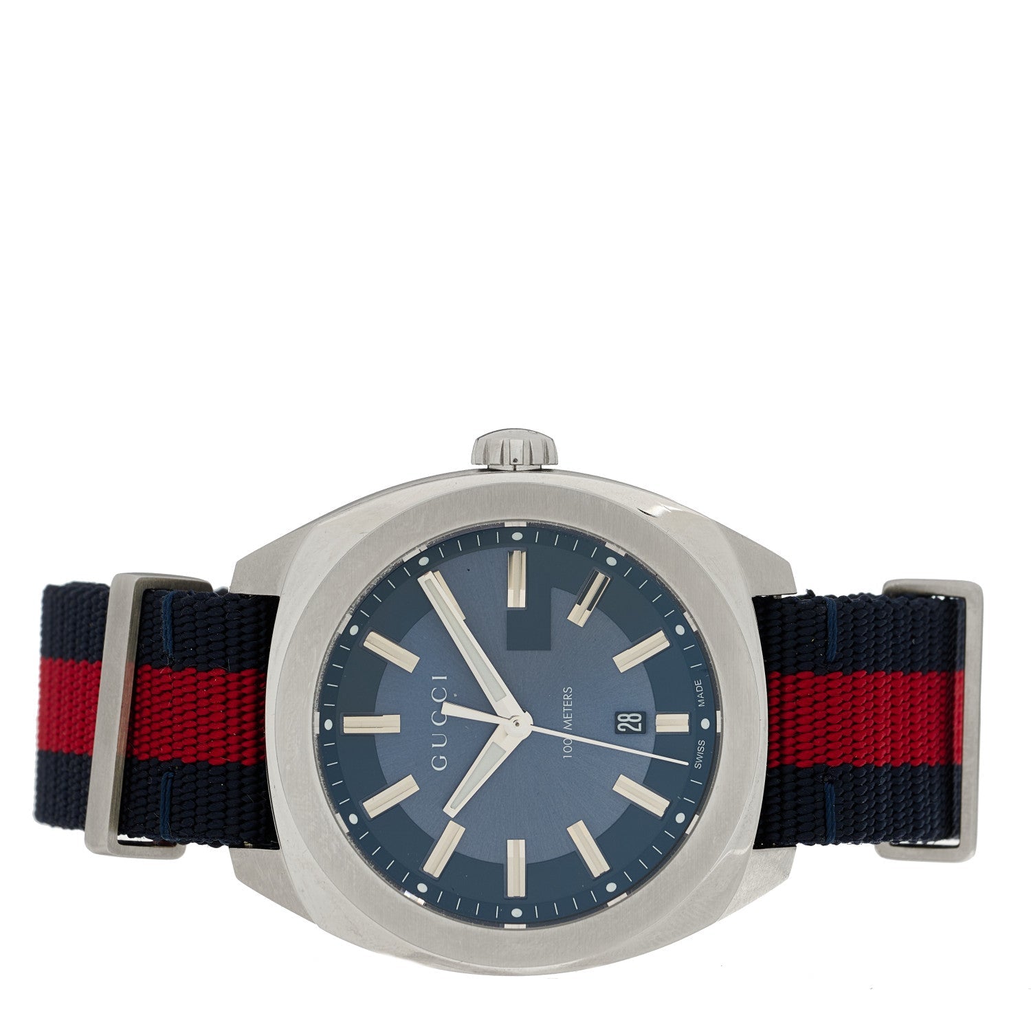 Stainless Steel Nylon 41mm GG2570 Quartz Watch Blue