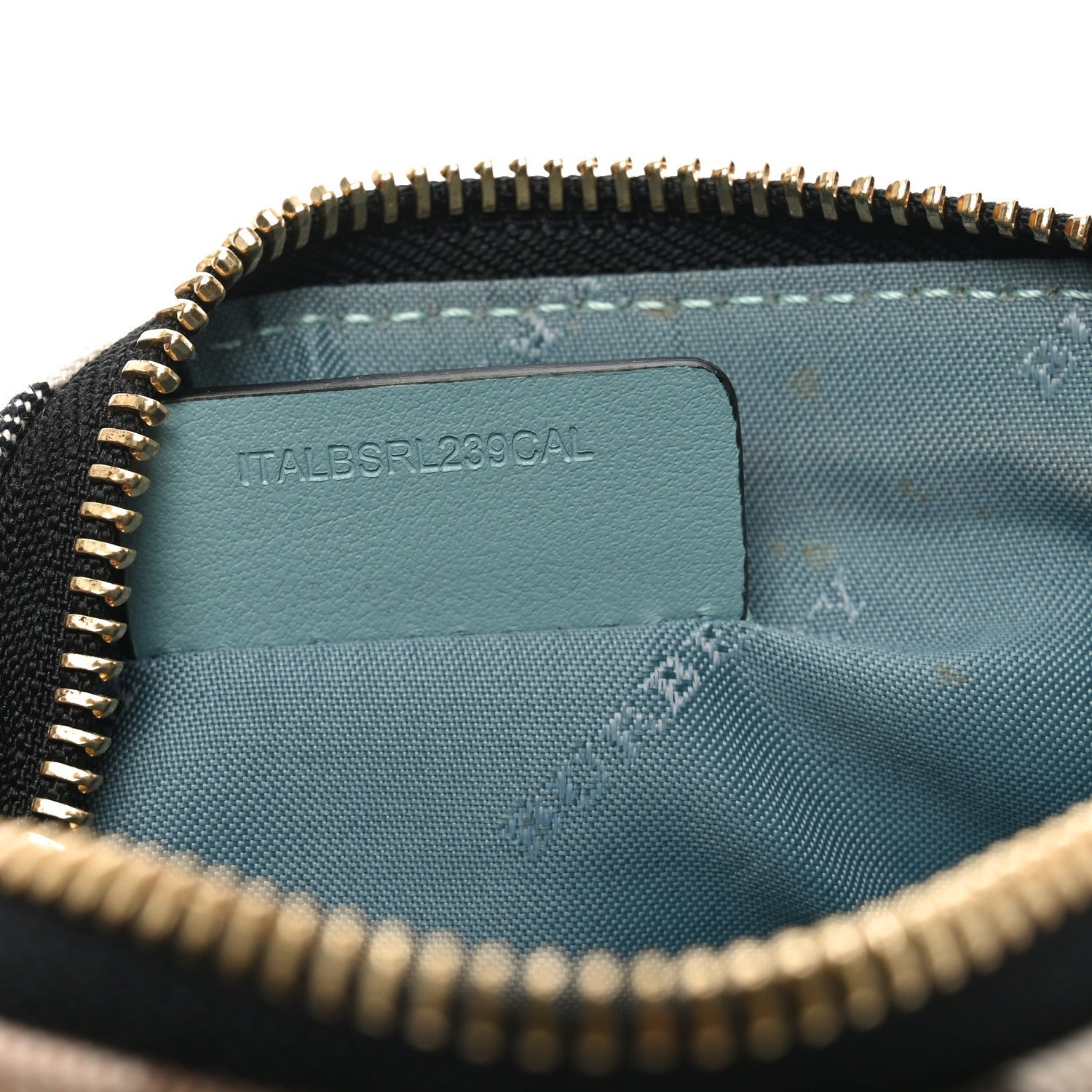 House Check Pop Elements Small Beauty Cosmetic Pouch Pale Opal