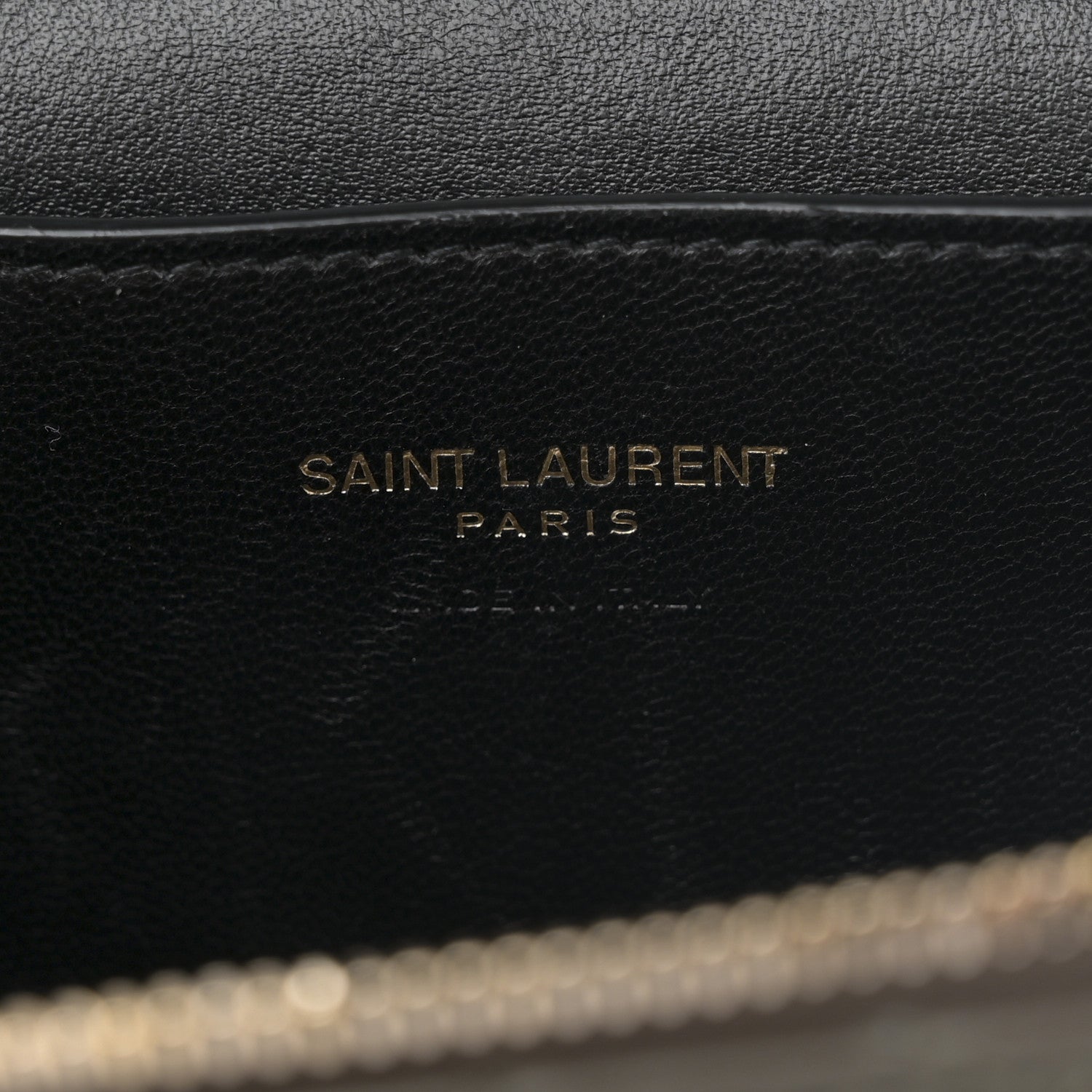 Lambskin Quilted Mini Gaby Vanity Case Light Musk