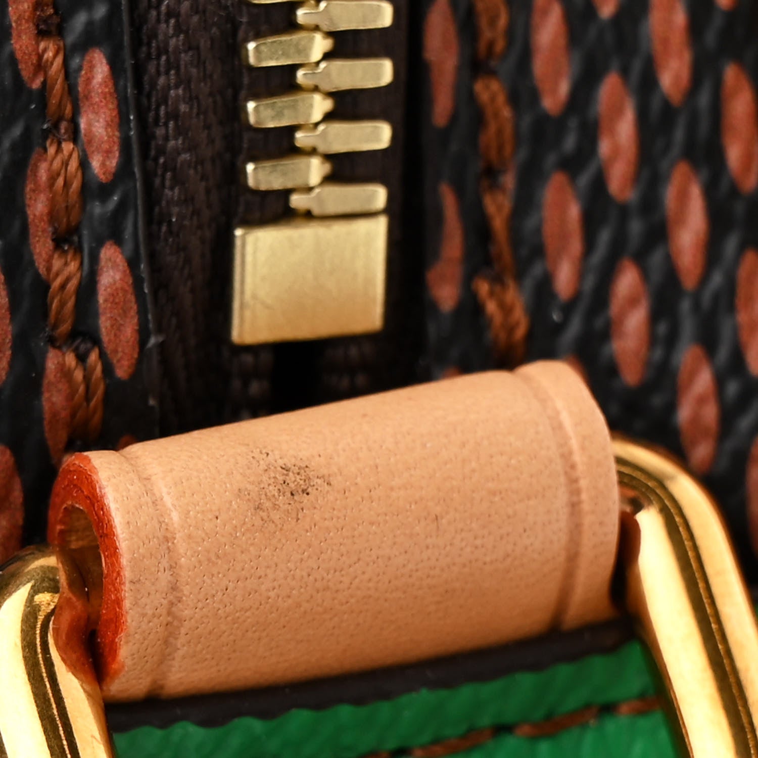 Damier Pop Chess Messenger Green