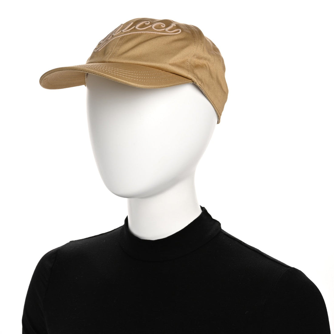 Cotton Logo Script Baseball Hat L Camel