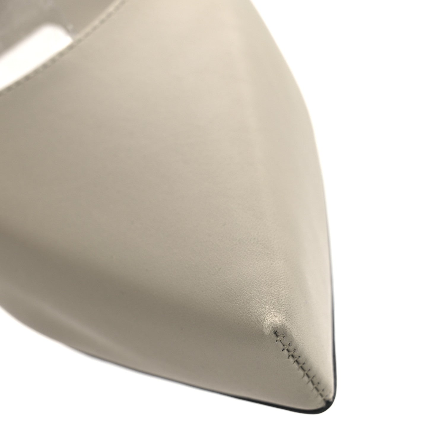 Calfskin G Lock Sandals 36 Natural Beige