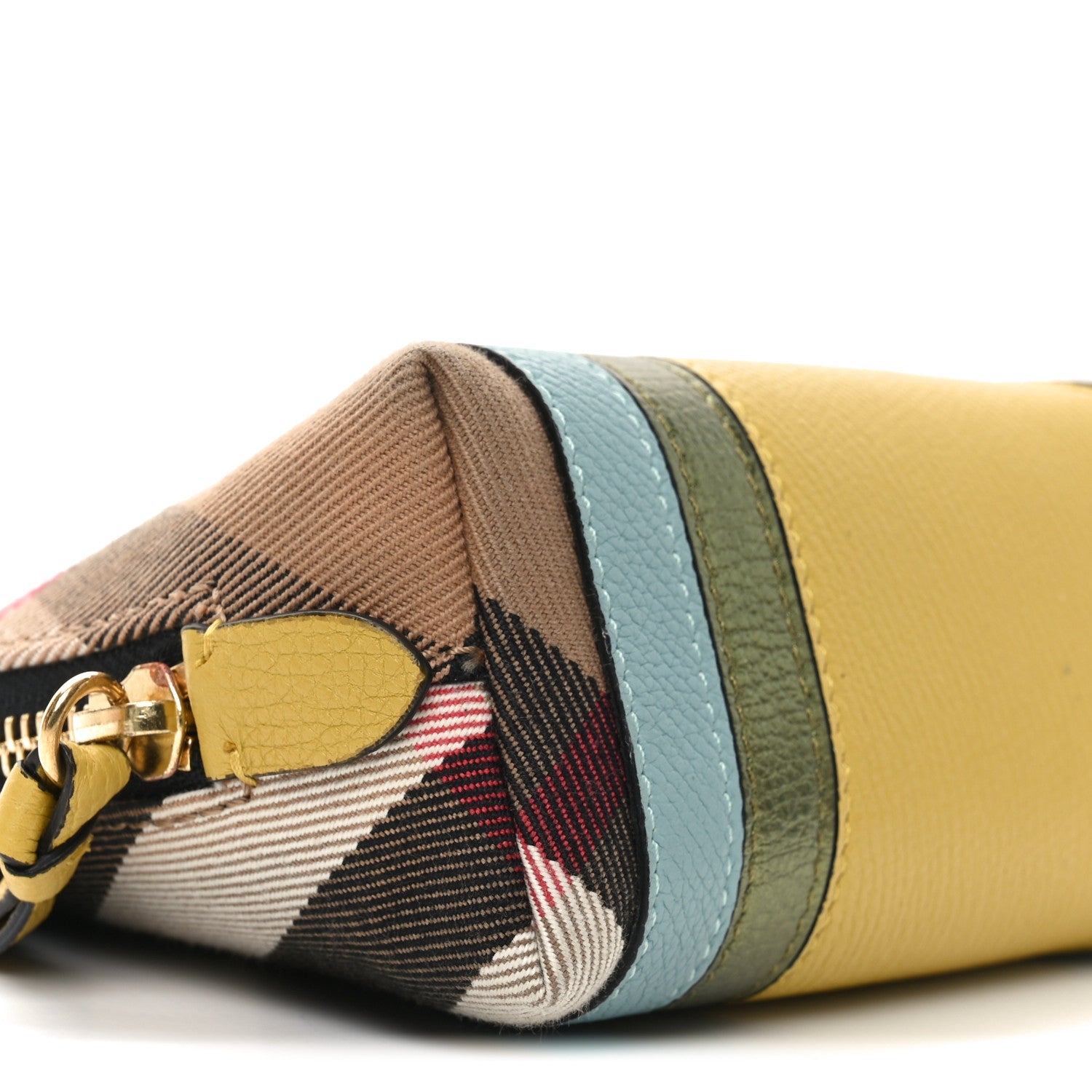 House Check Pop Elements Small Beauty Cosmetic Pouch Pale Opal