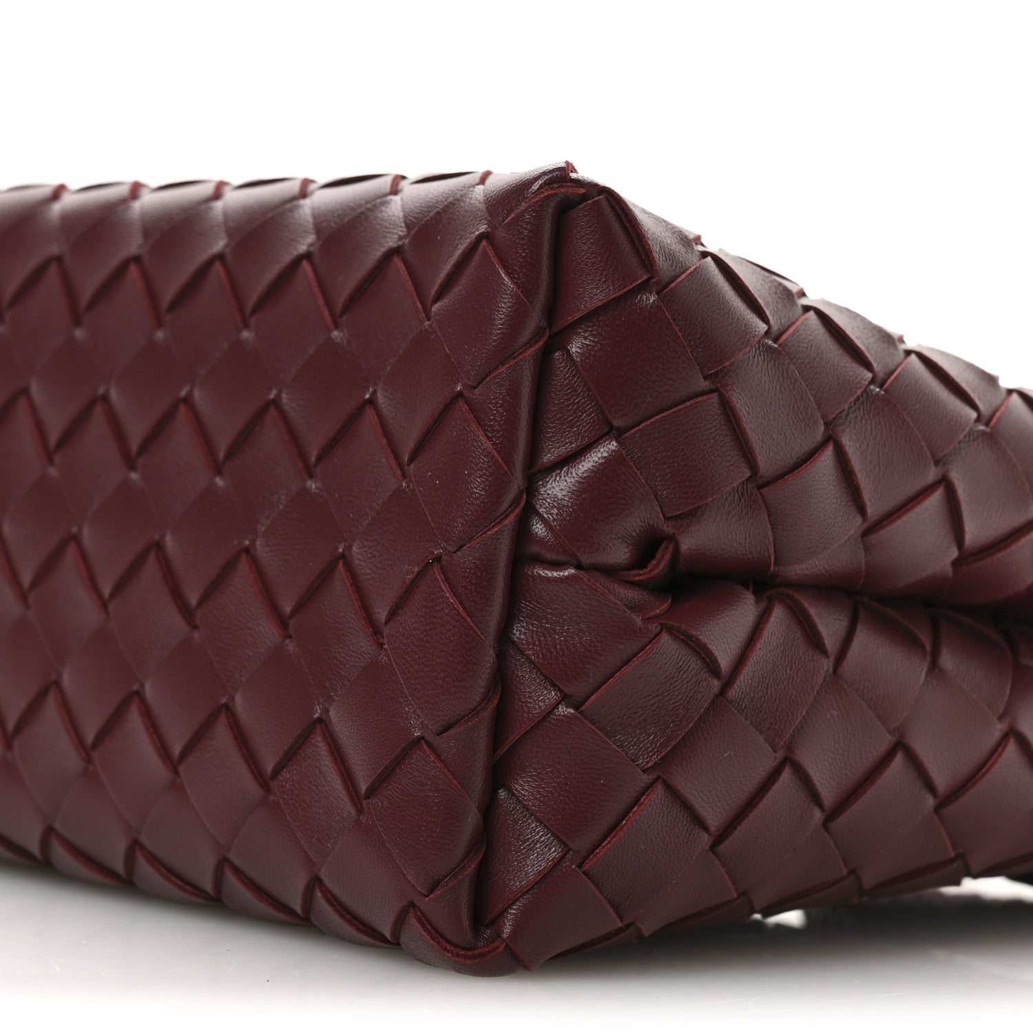 Nappa Intrecciato Small Andiamo Shoulder Bag Barolo