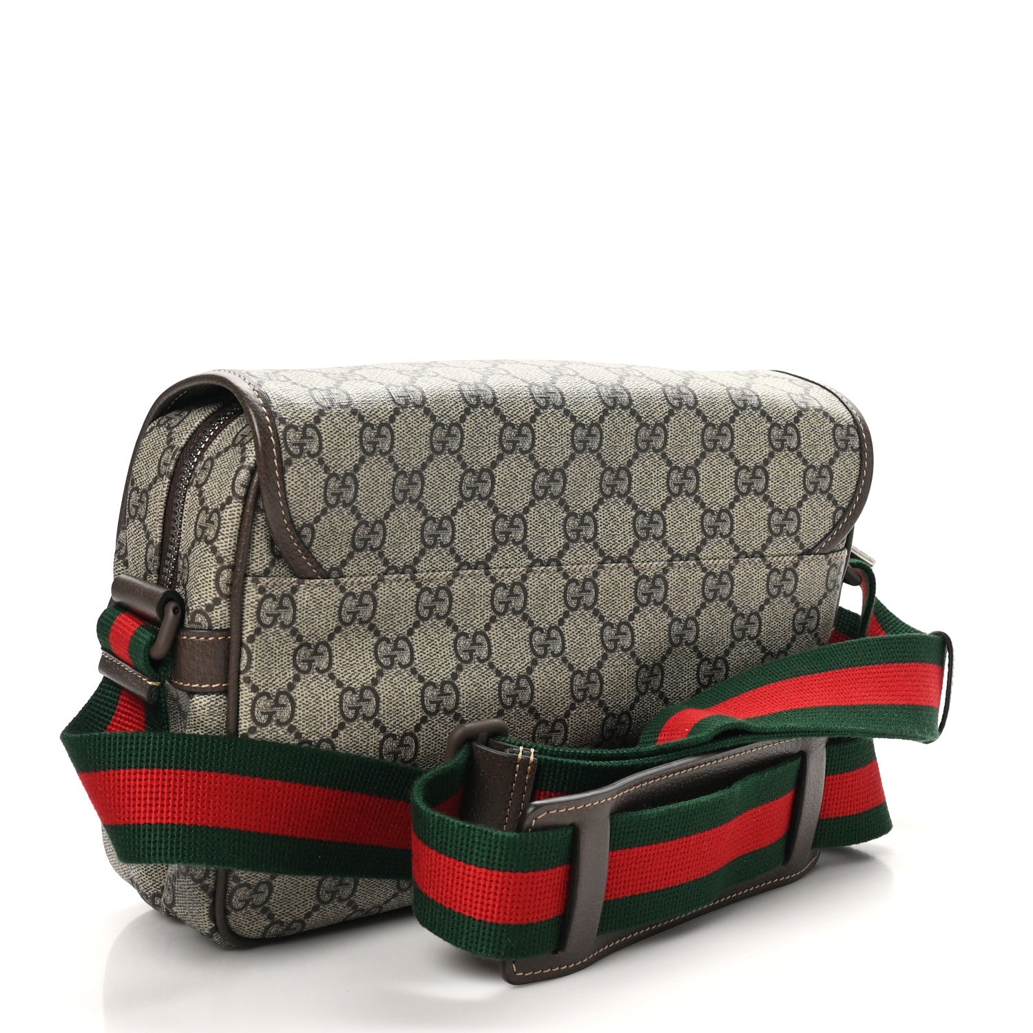 GG Supreme Small Messenger Bag Beige Ebony